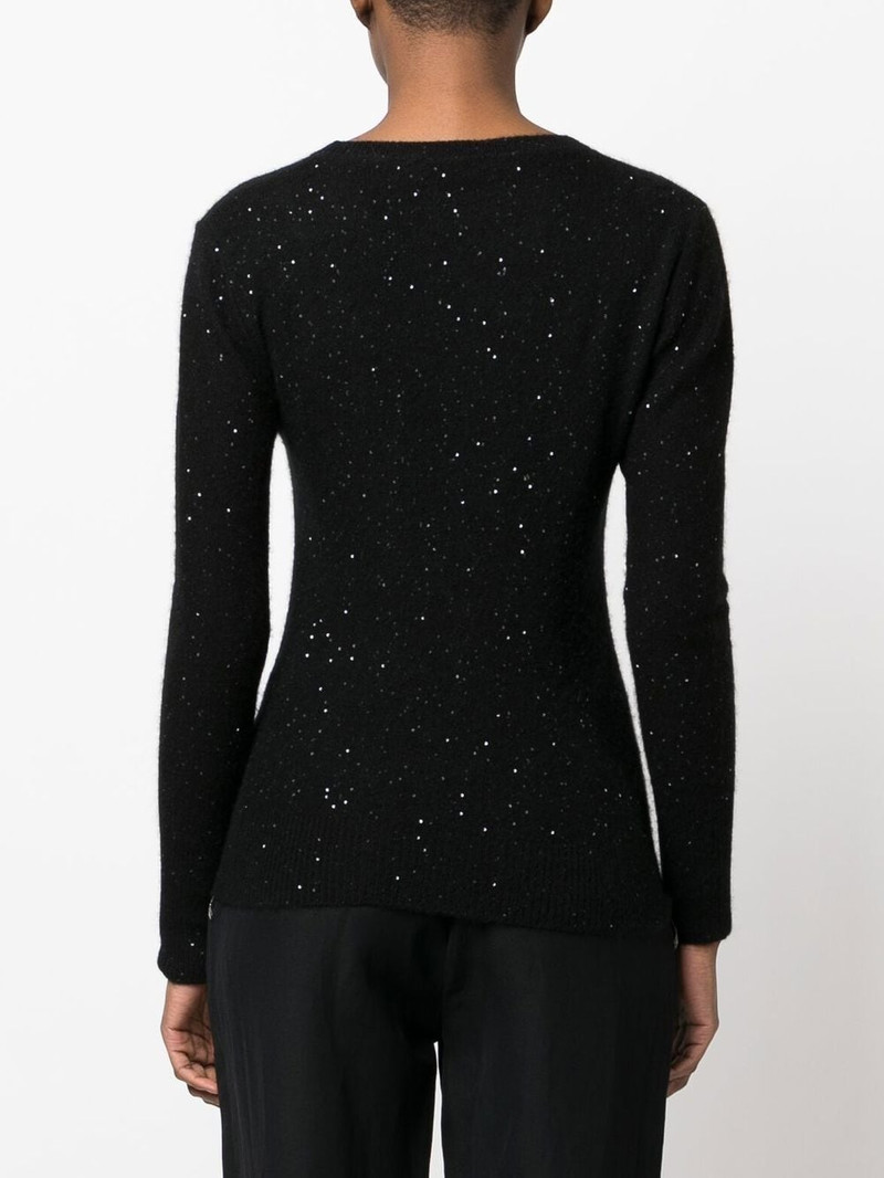 sparkly long-sleeve jumper 4