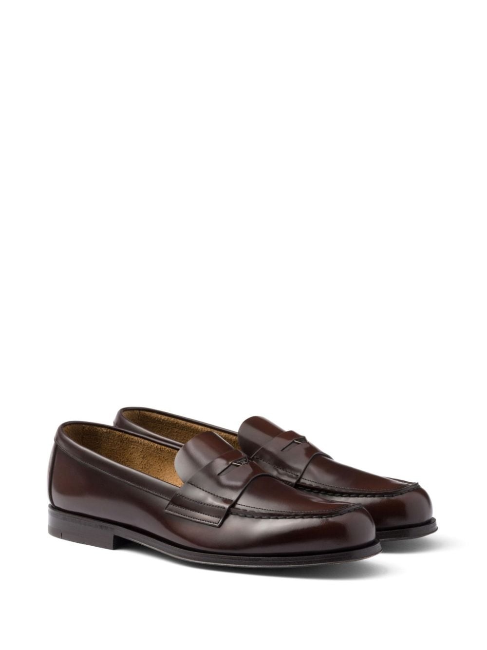 penny-slot leather loafers - 2