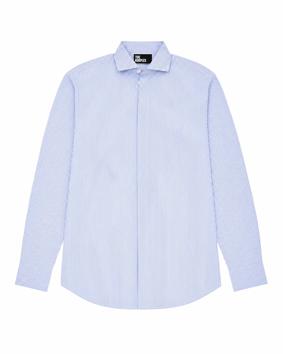 BLUE STRIPED SHIRT - 1