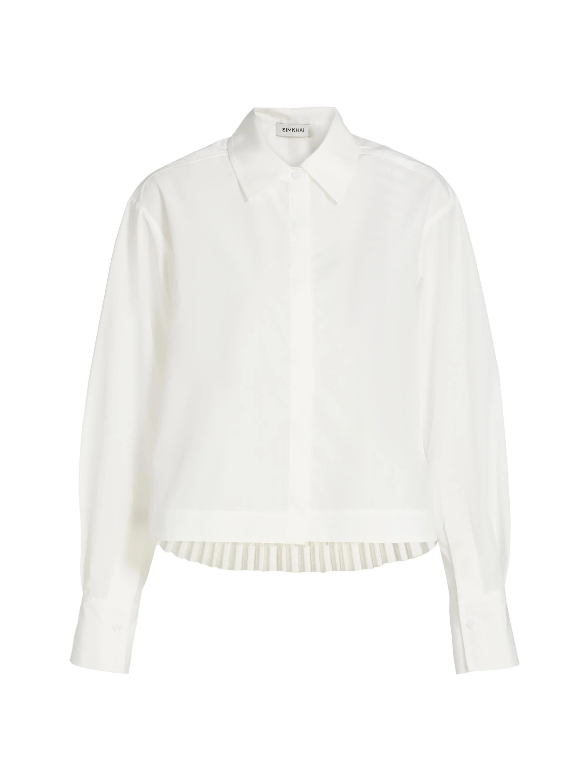 Women's Kacey Lace Cotton Button-Front Shirt - Ivory - 1