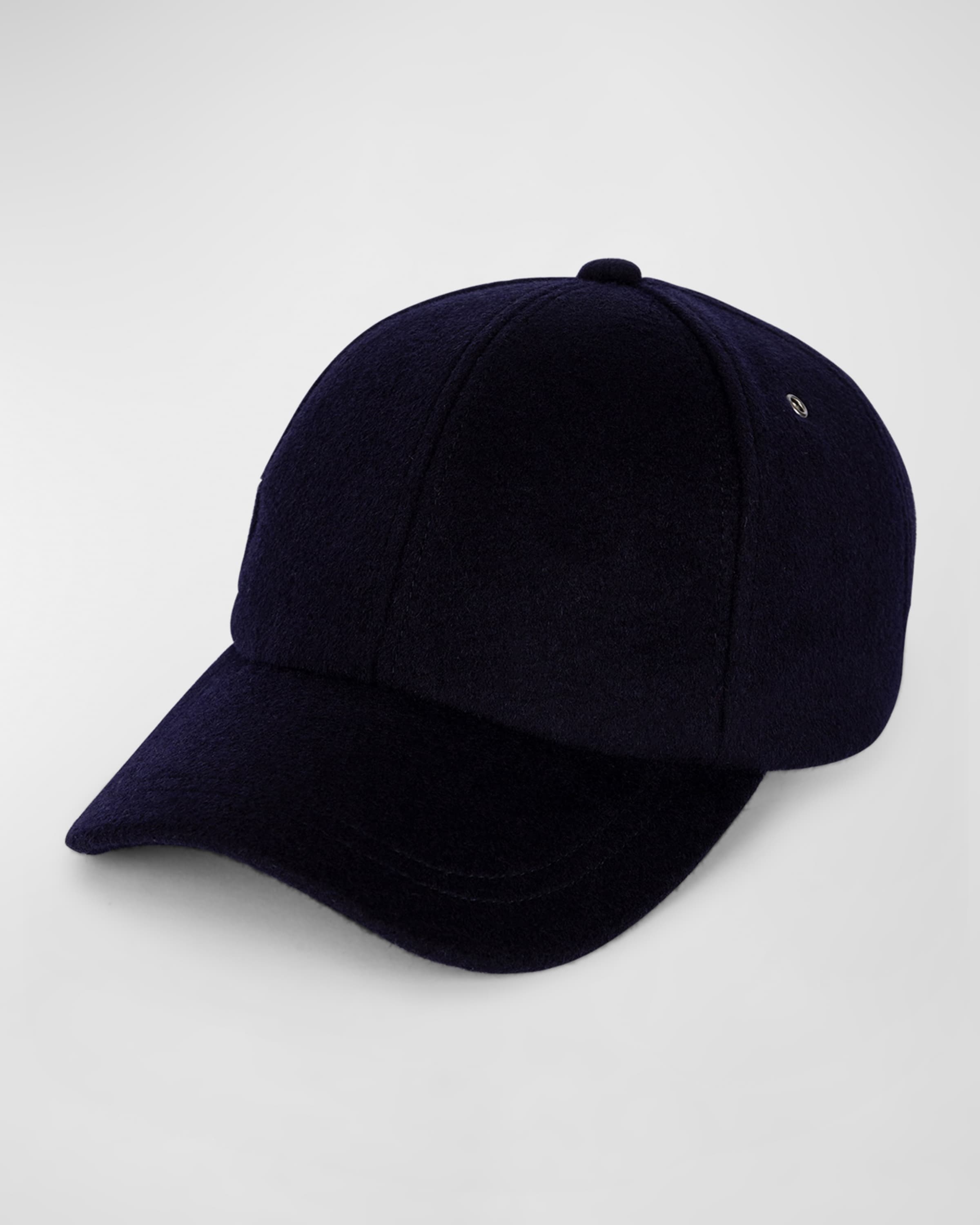 Men's Wool Baseball Cap with Signature Trim - 1