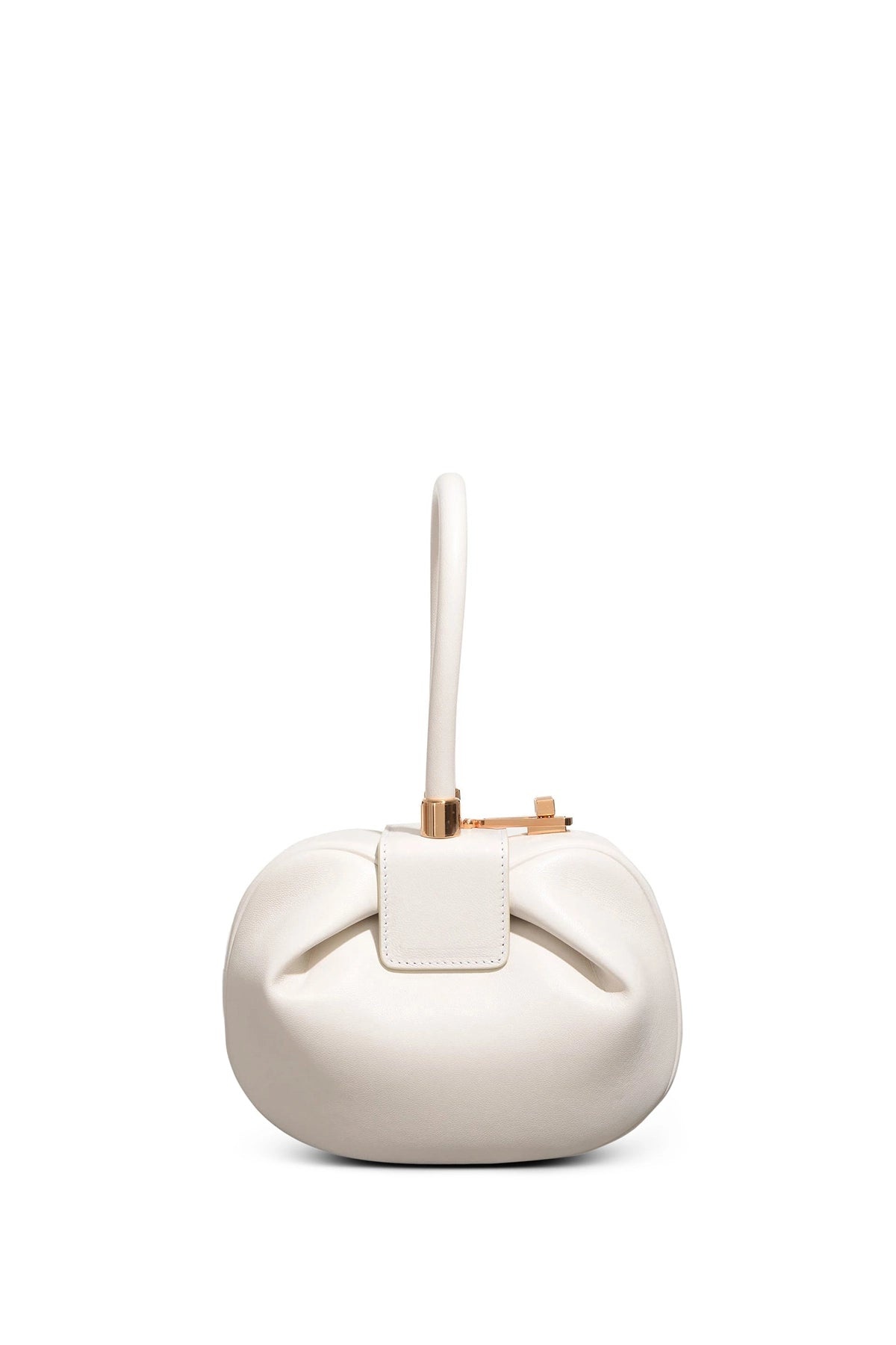 Demi Bag in Ivory Nappa Leather - 2