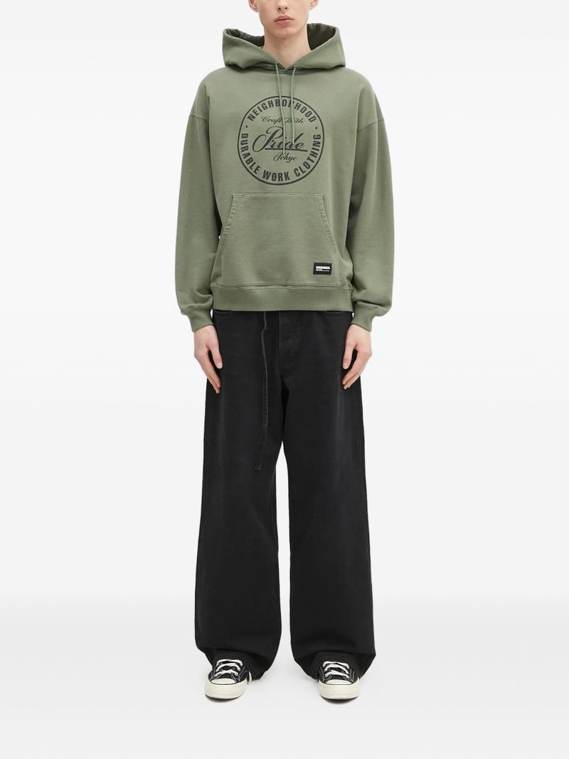 NEIGHBORHOOD circular-logo hoodie outlook