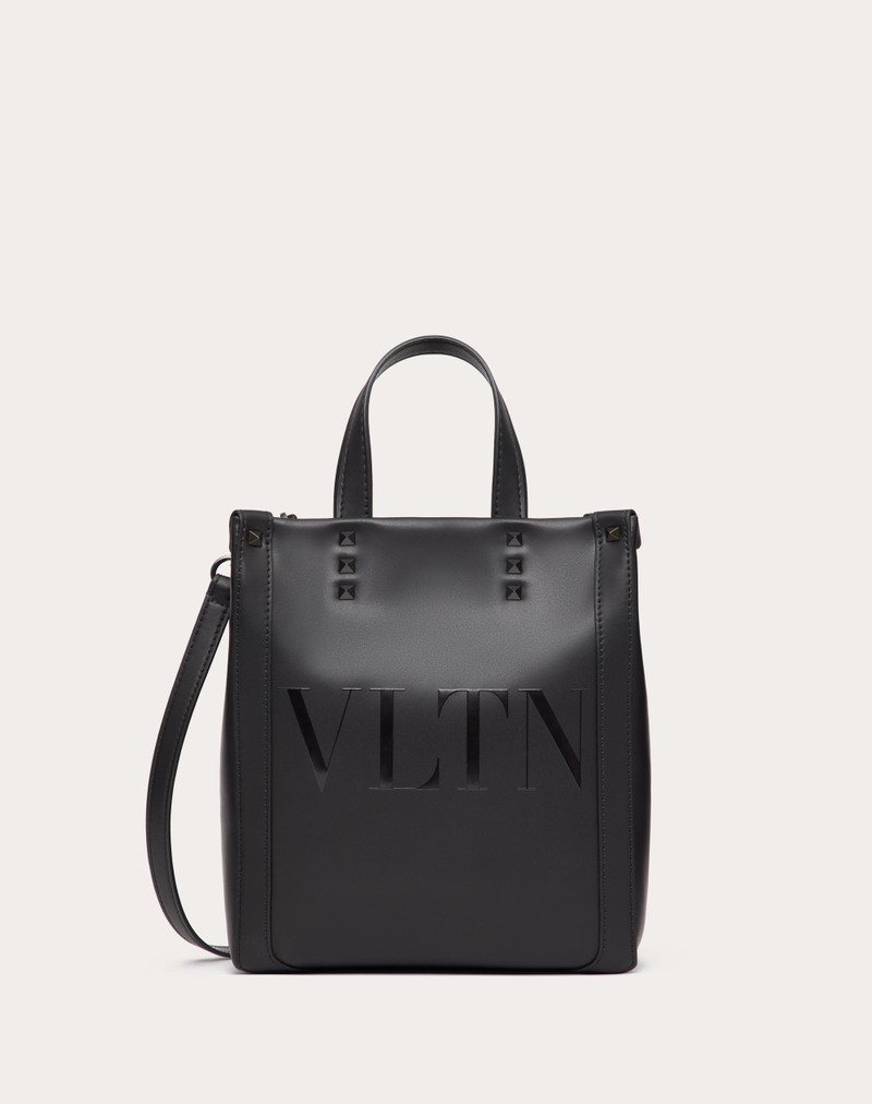 MINI VLTN LEATHER SHOPPER 1