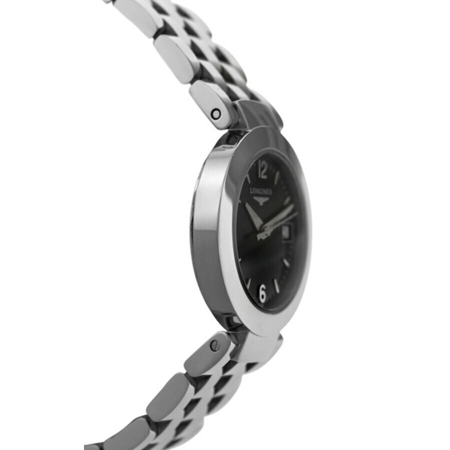 Pre-owned Longines Dolcevita Quartz Black Dial Ladies Watch L5.175.4.56.6 - 5