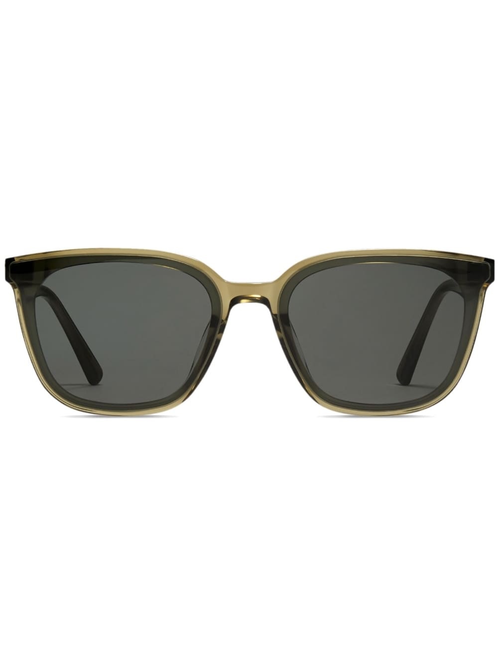 transparent-rectangle-frame sunglasses - 1