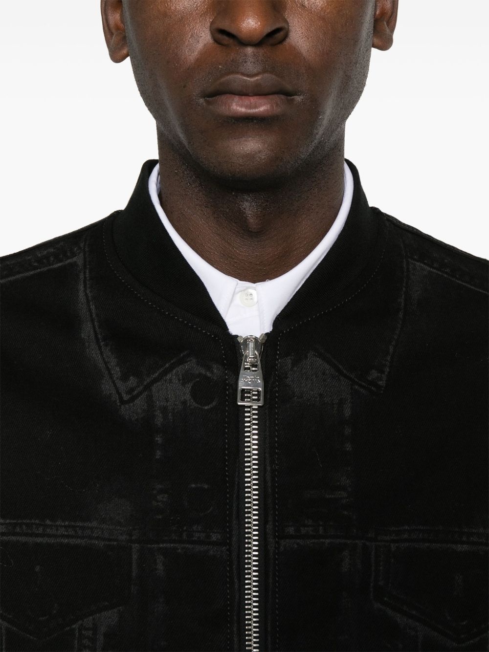 trompe l'oeil-print bomber jacket - 5