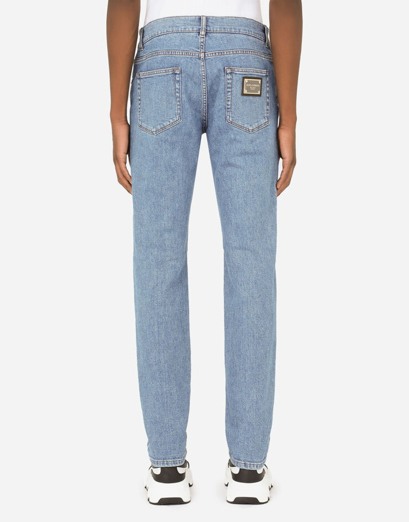 Dolce & Gabbana Light blue wash slim-fit stretch jeans outlook