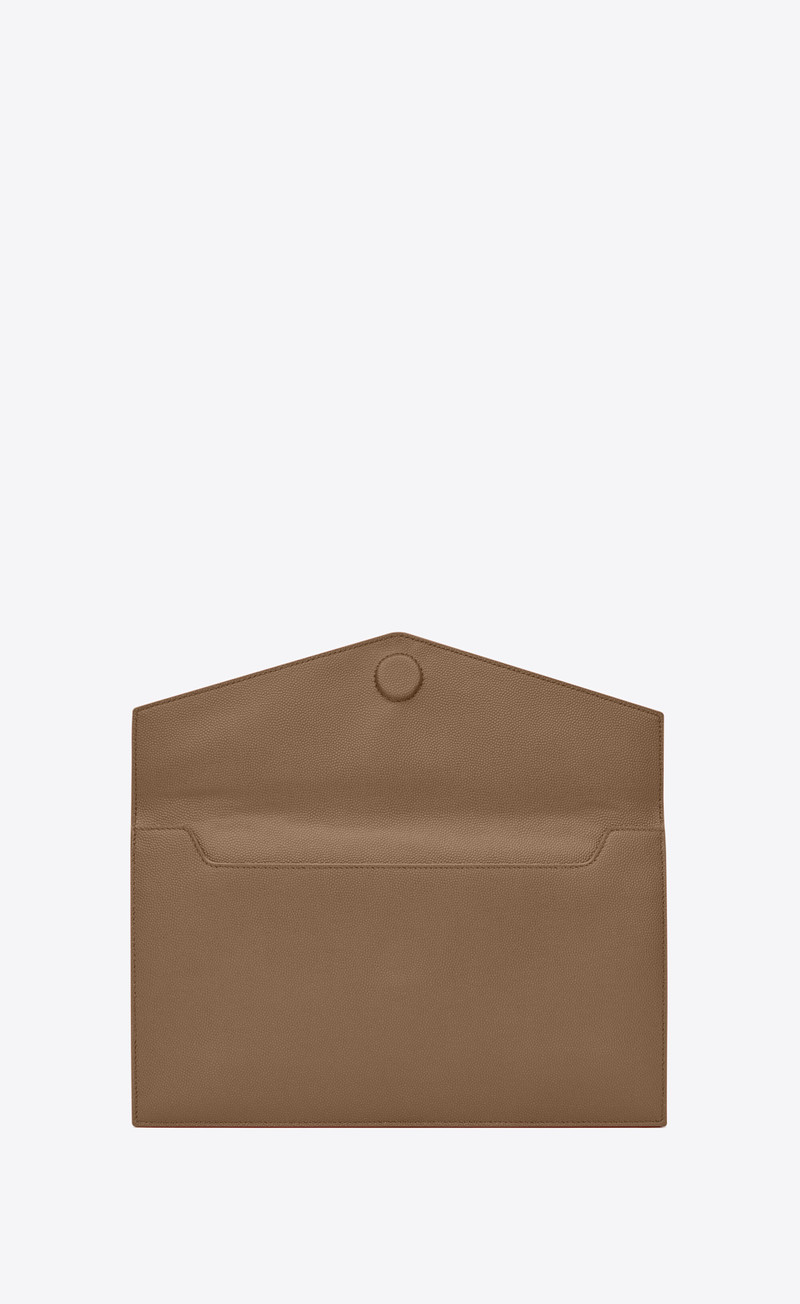 uptown pouch in grain de poudre embossed leather 5