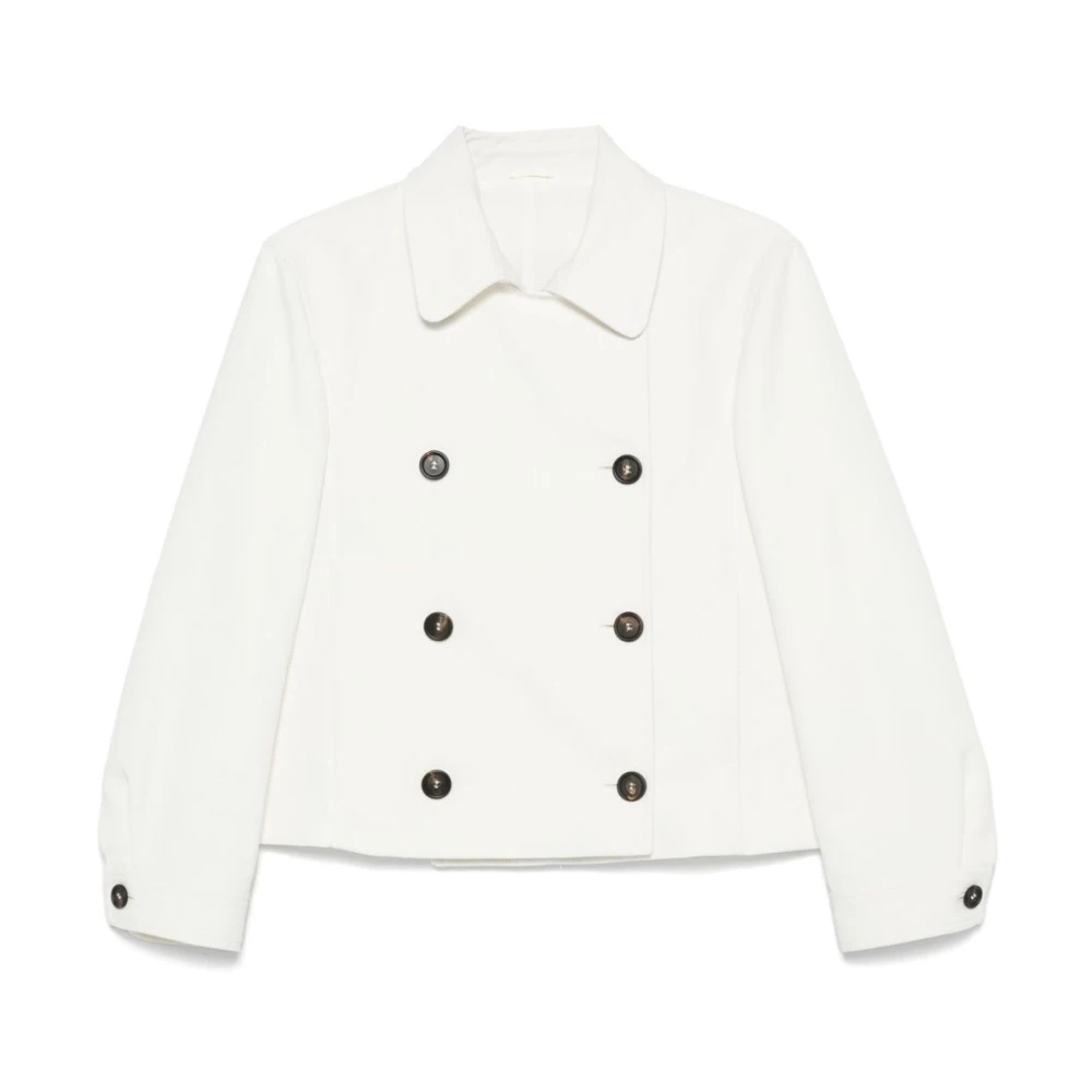 ジャケット BRUNELLO CUCINELLI Woman Coat White MH5347420 C9002 Brunello Cucinelli WHITE COAT WOMEN'S JACKET & COAT | miinto