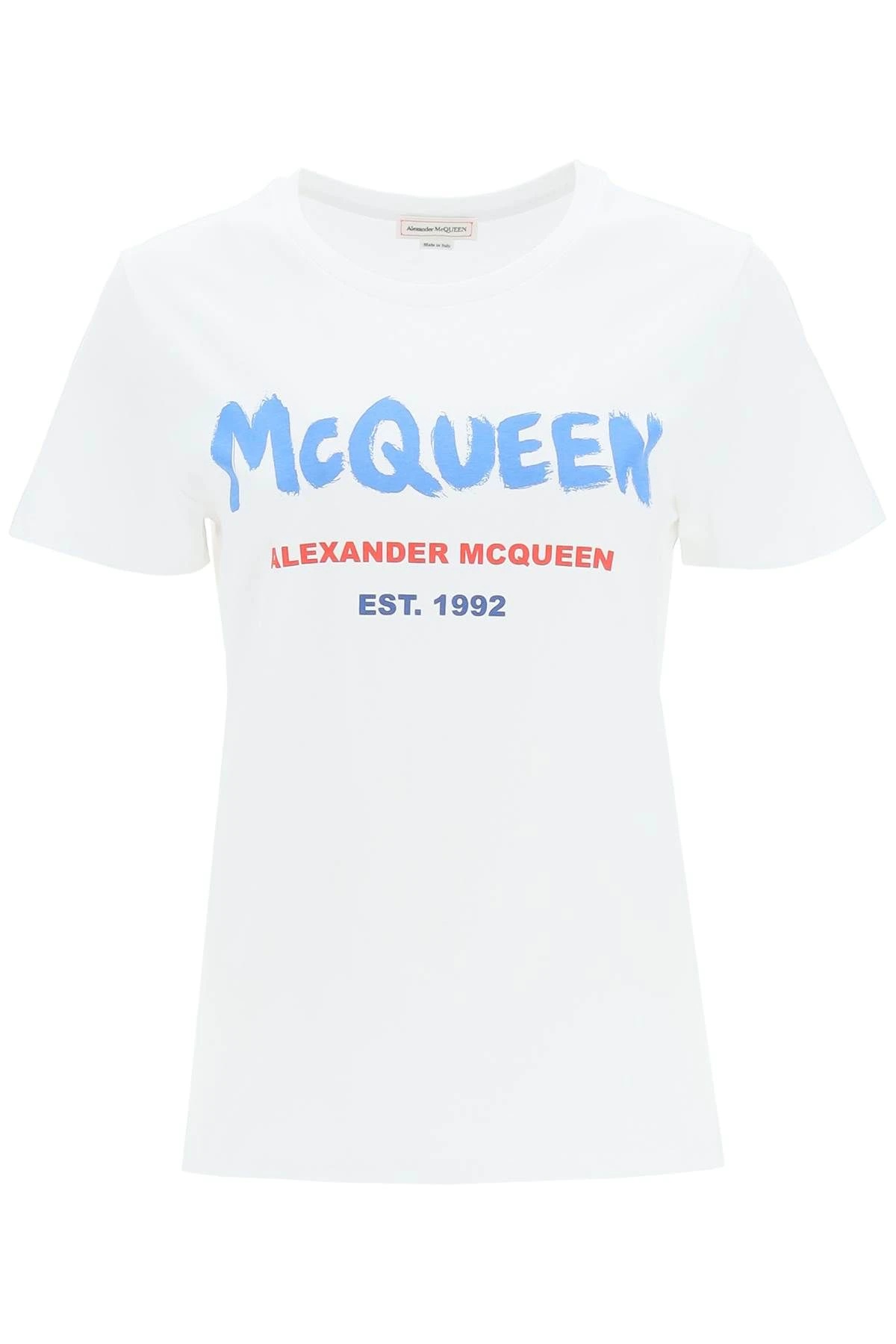 MCQUEEN GRAFFITI T-SHIRT - 1