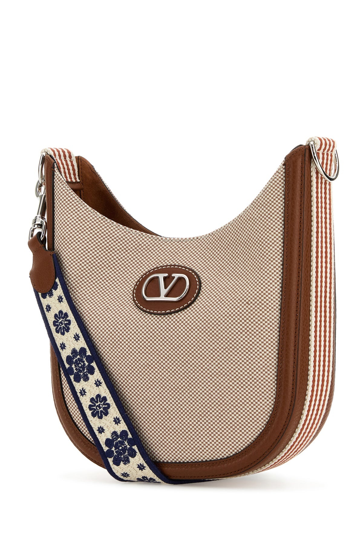 Top-tone canvas VLogo Signature shoulder bag - 2