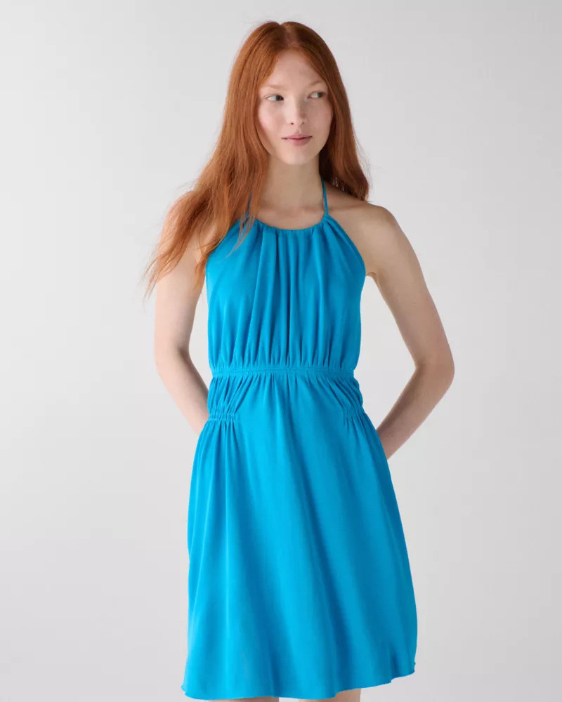 kate spade Drapey Halter Mini Dress outlook
