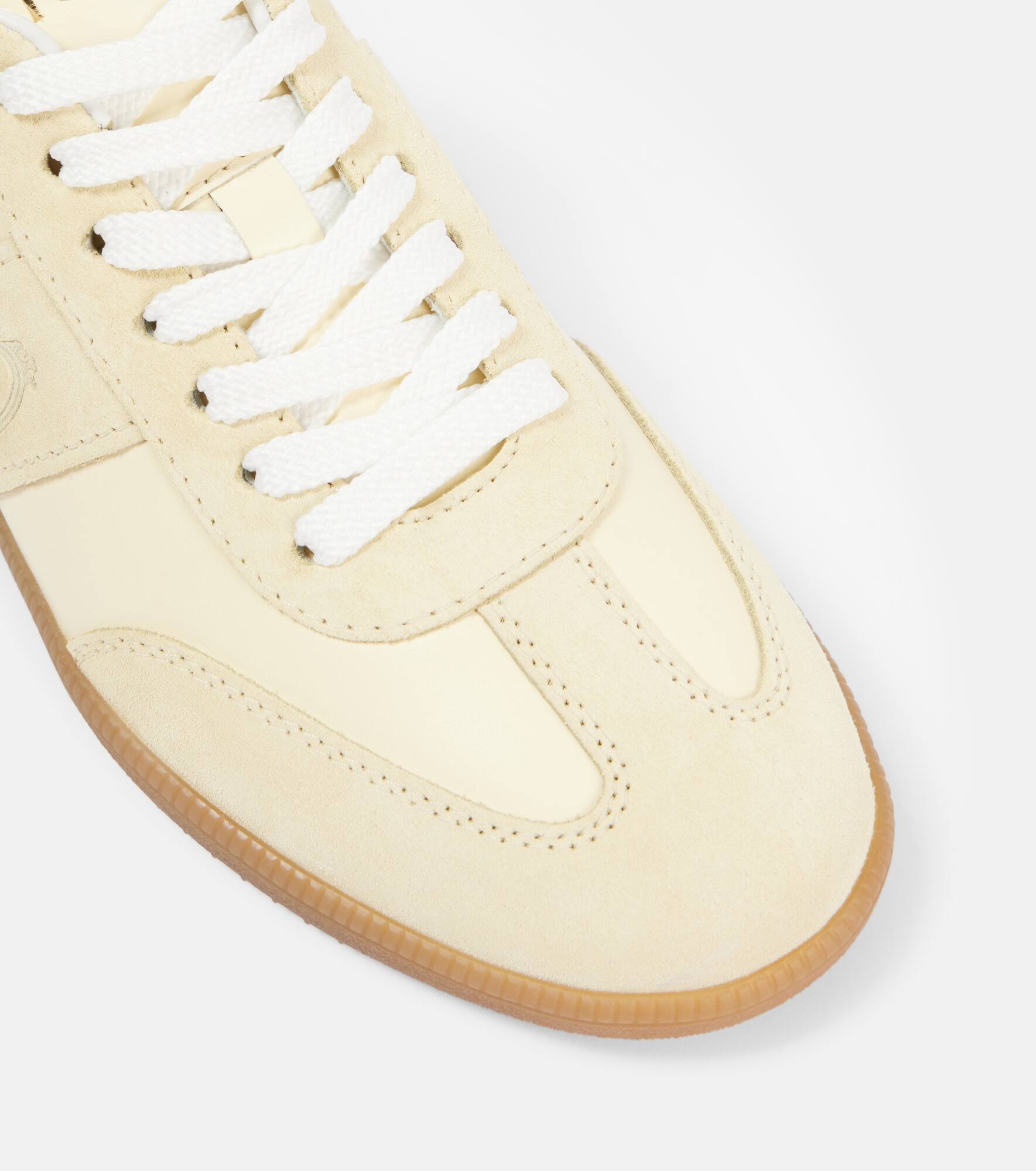 Tabs leather and suede sneakers - 5