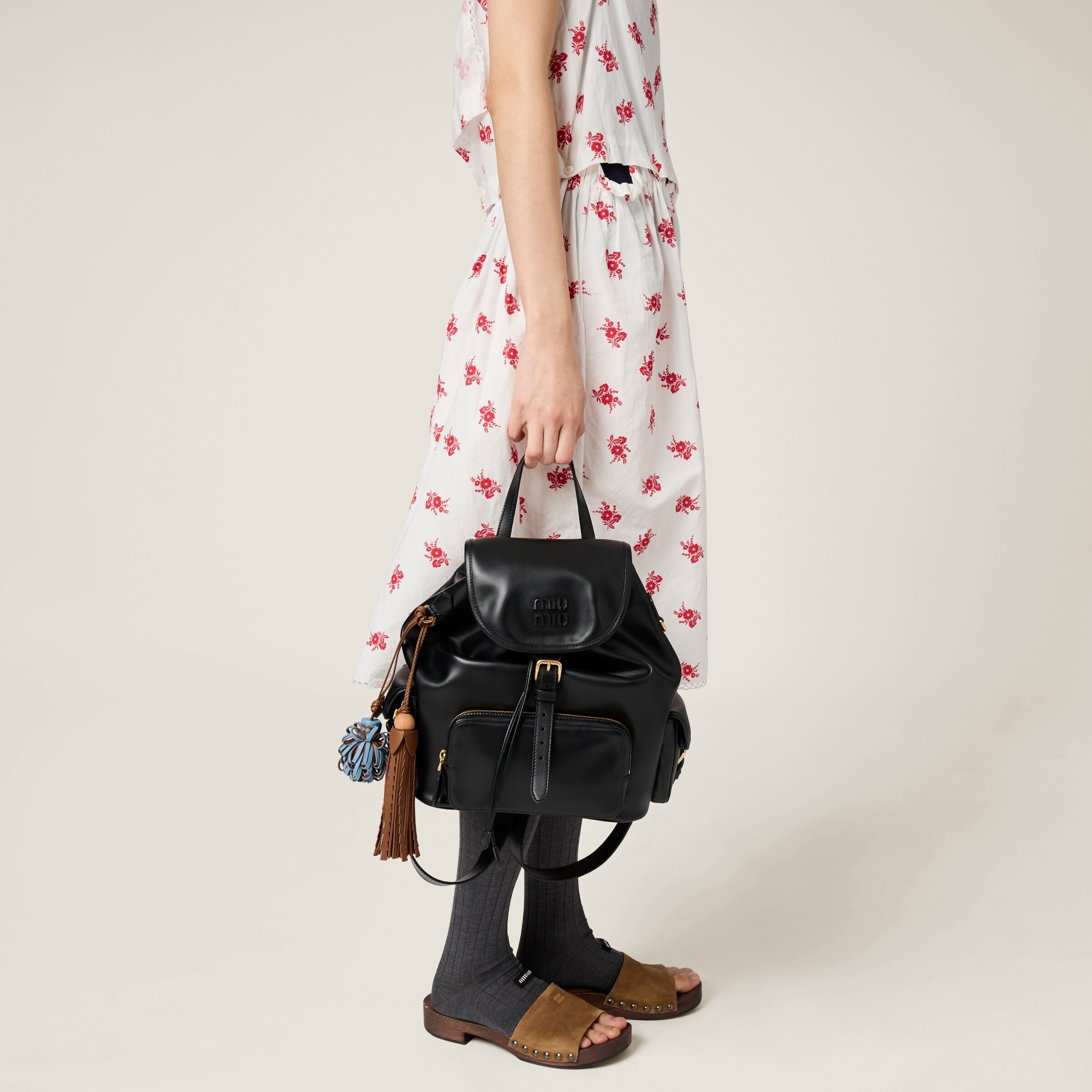 Leather backpack - 5
