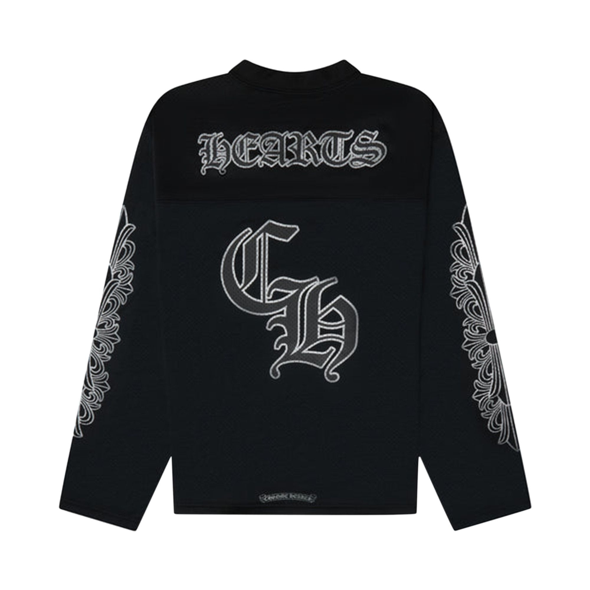 Chrome Hearts Stadium Mesh Long sleeve Jersey 'Black/Gray' - 2