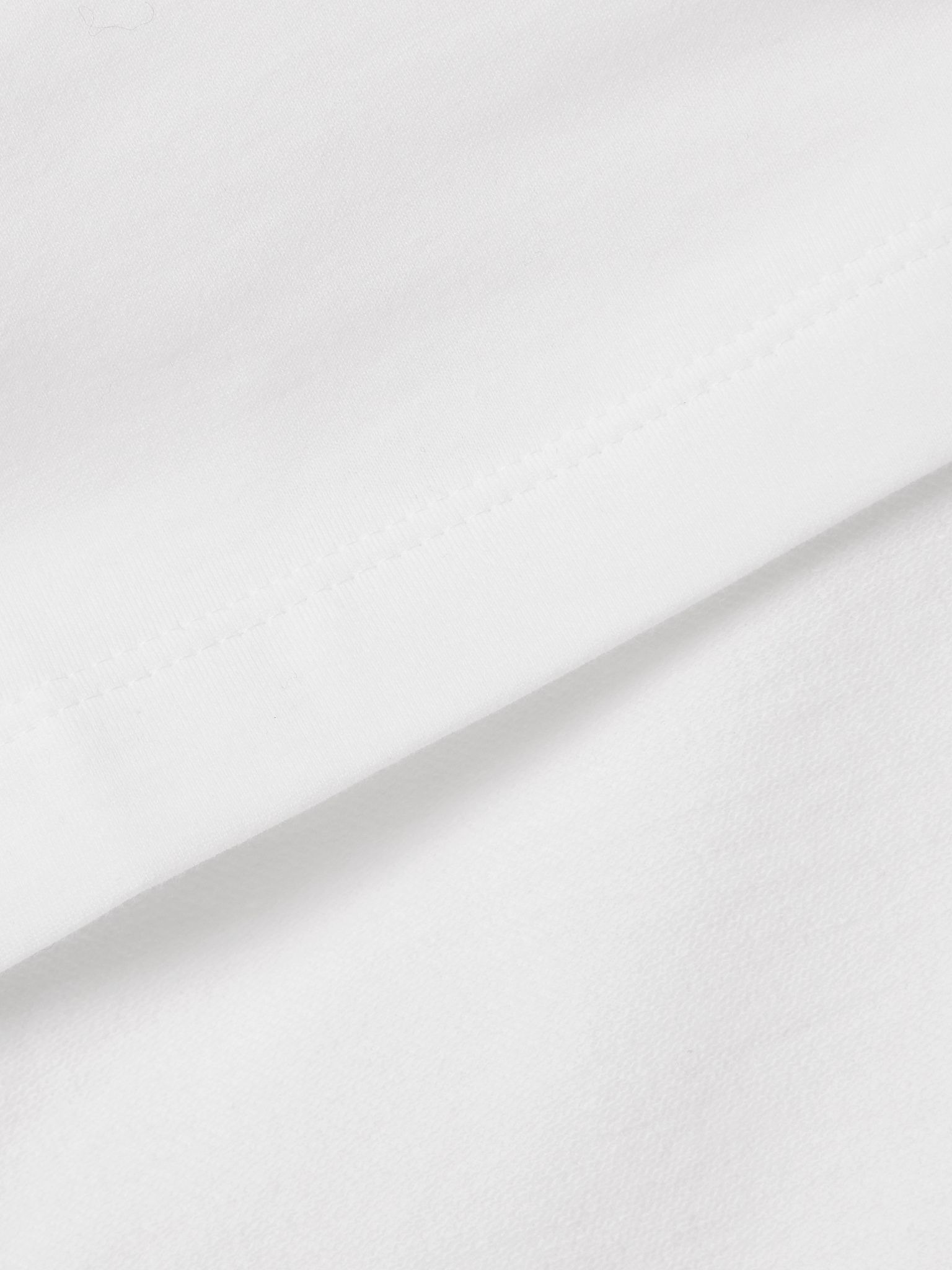 Oversized cotton-jersey T-shirt White - 4