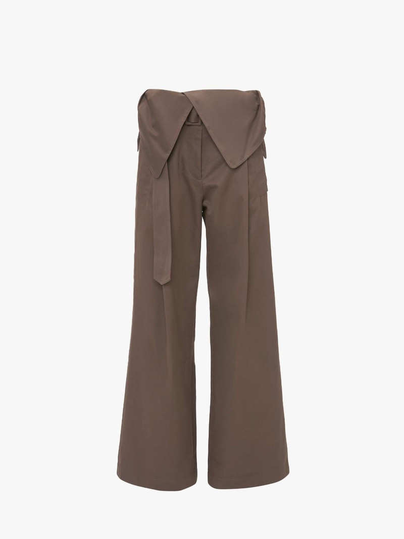 FOLD OVER TRENCH TROUSERS - 1