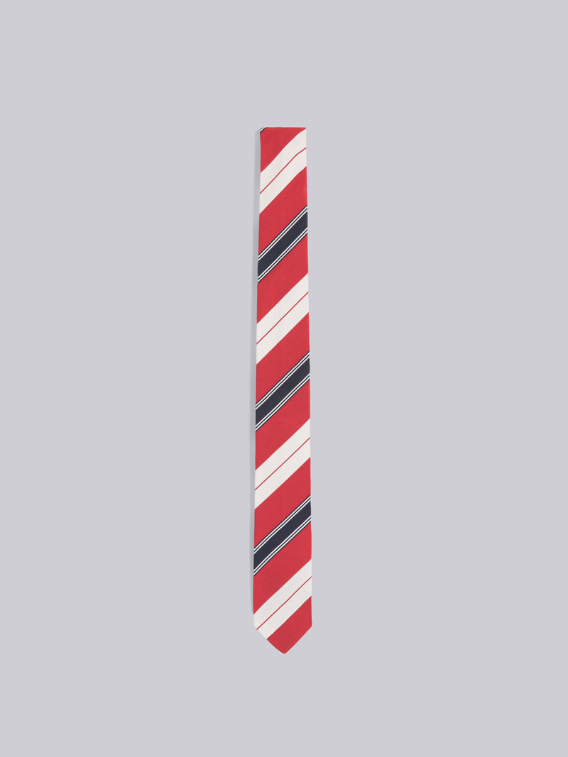 Tartan Stripe Jacquard Classic Tie 1