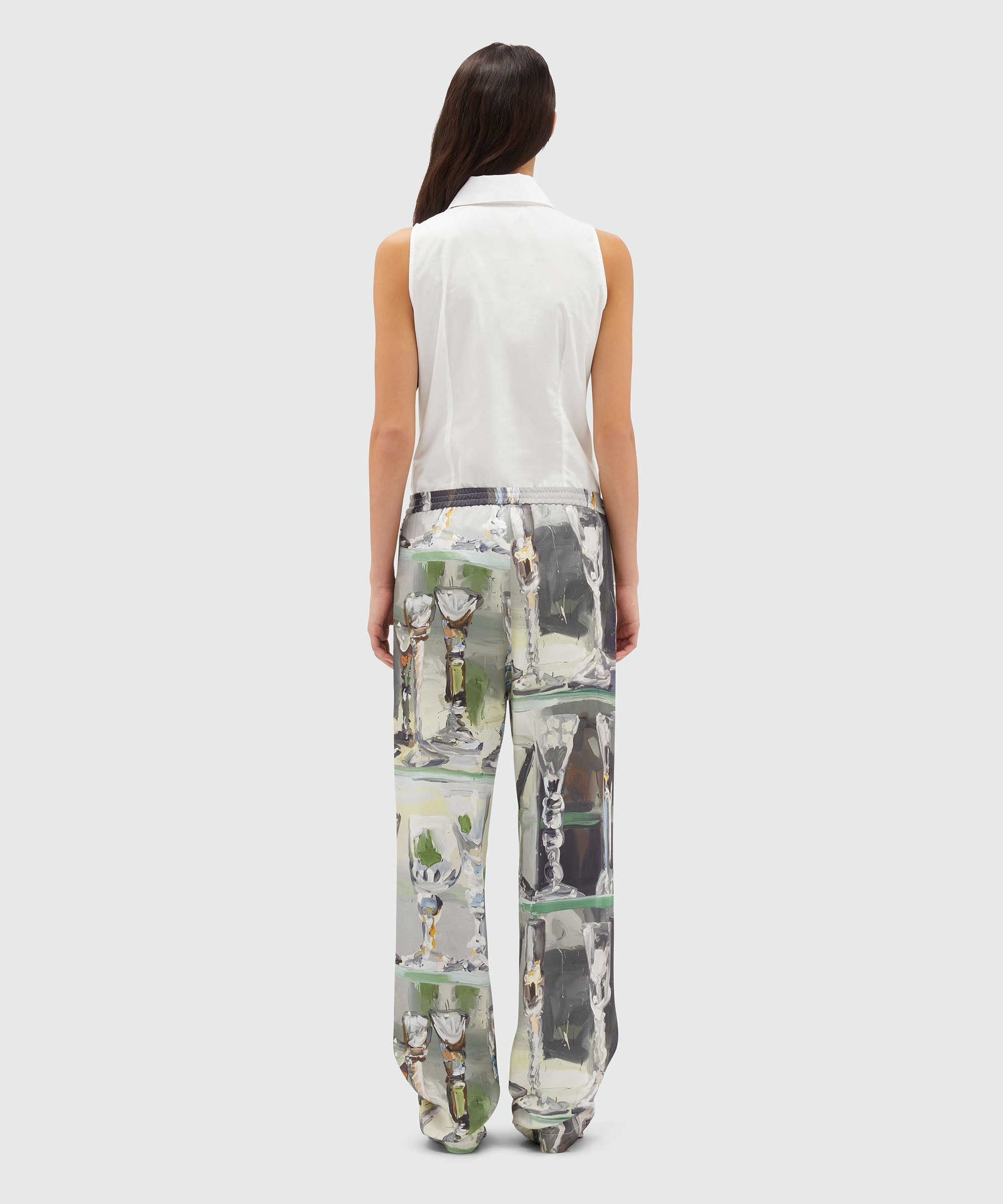Pants with "Glass" print - 3
