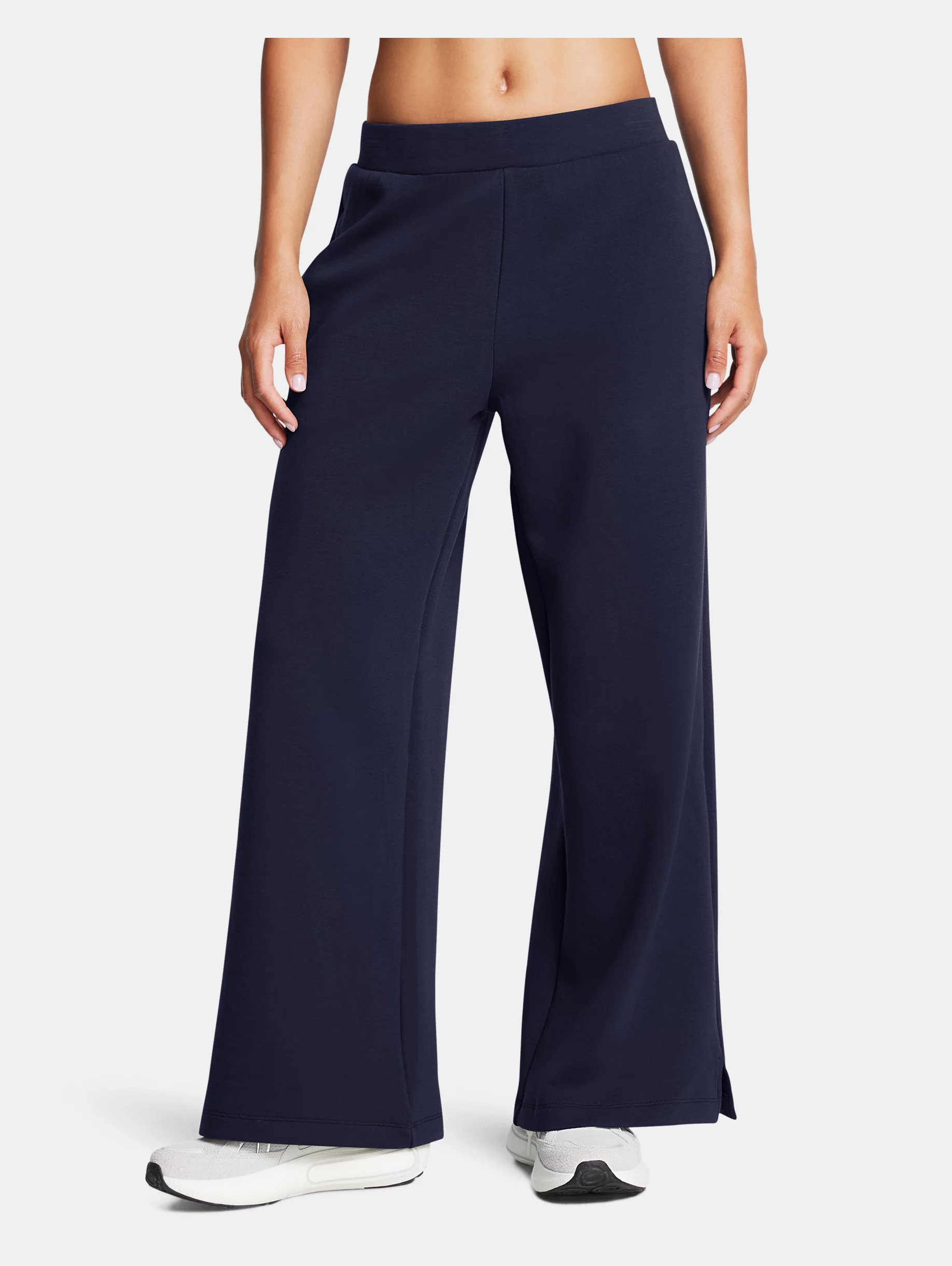Women's UA Unstoppable Fleece Wide Leg Pants - 2