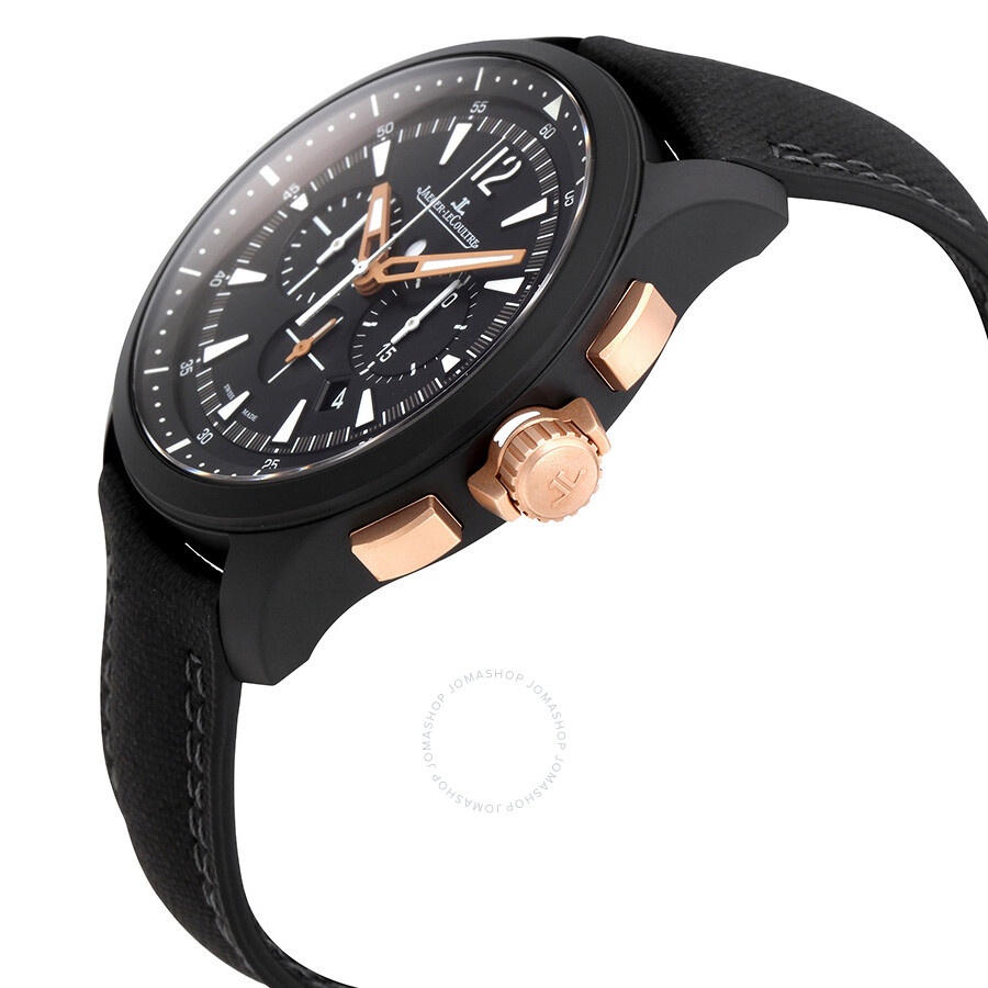 Jaeger LeCoultre Master Compressor Chronograph Black Dial Men's Watch Q205L570 - 2