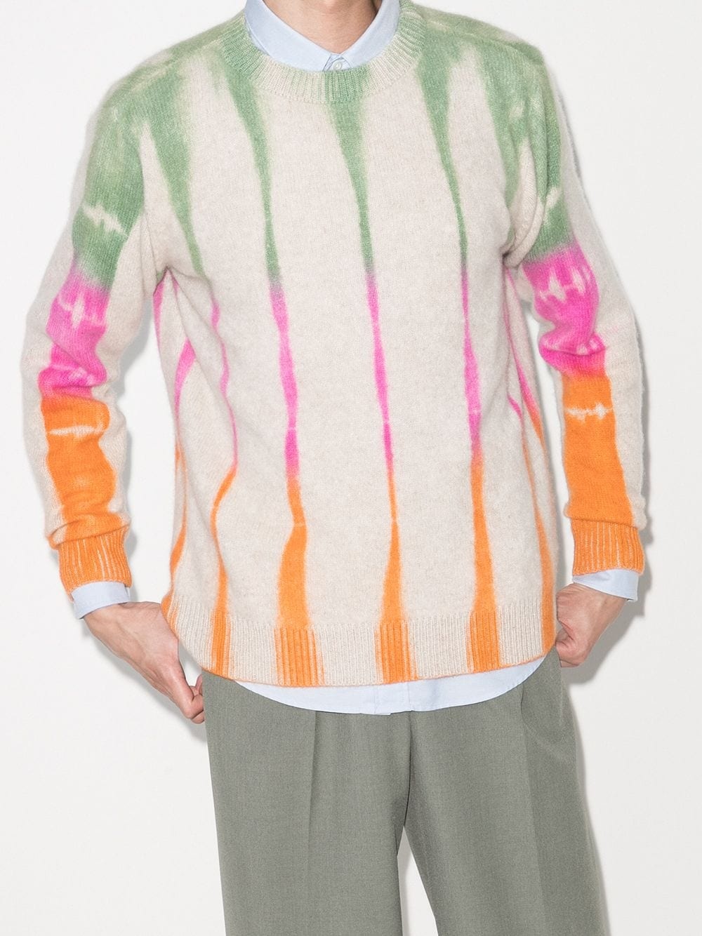 Beetle tie-dye cashmere jumper - 2