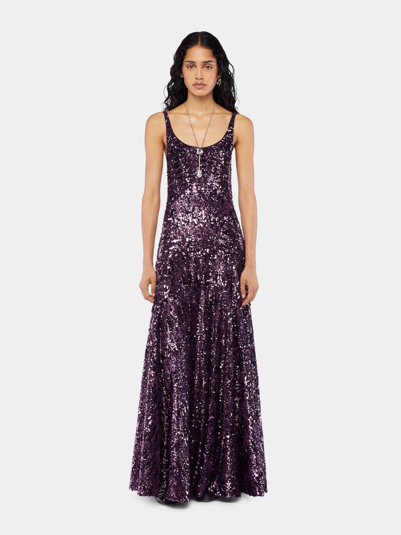 rabanne GOWN SEQUIN DRESS outlook