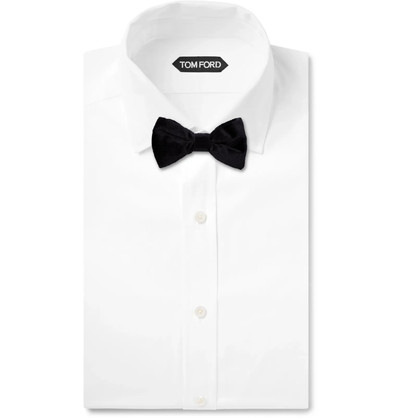 Etro Pre-Tied Cotton-Velvet Jacquard Bow Tie outlook