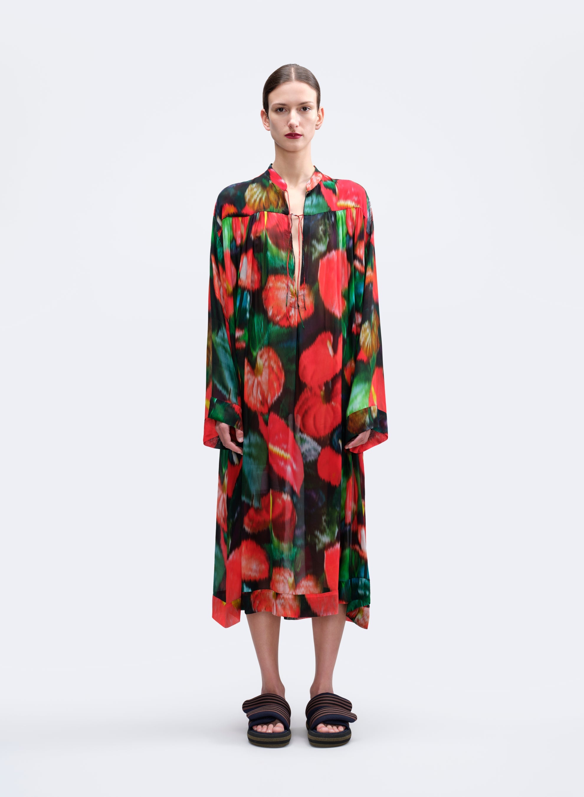 PRINTED LOOSE DRESS - 2