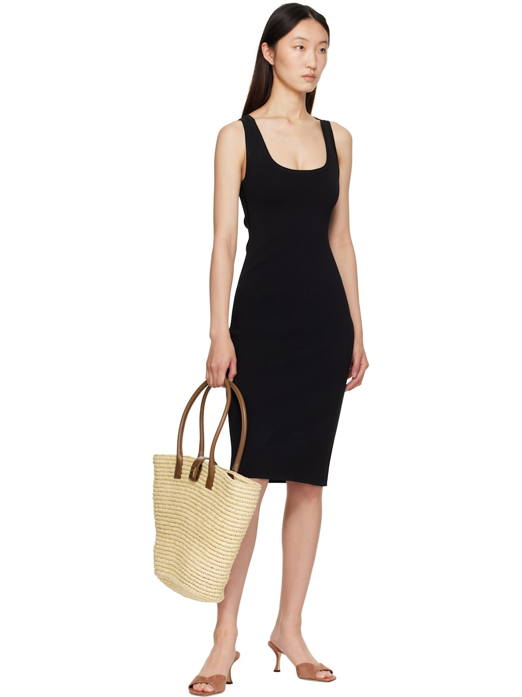 Beige & Brown Lou Monogram Tote - 4