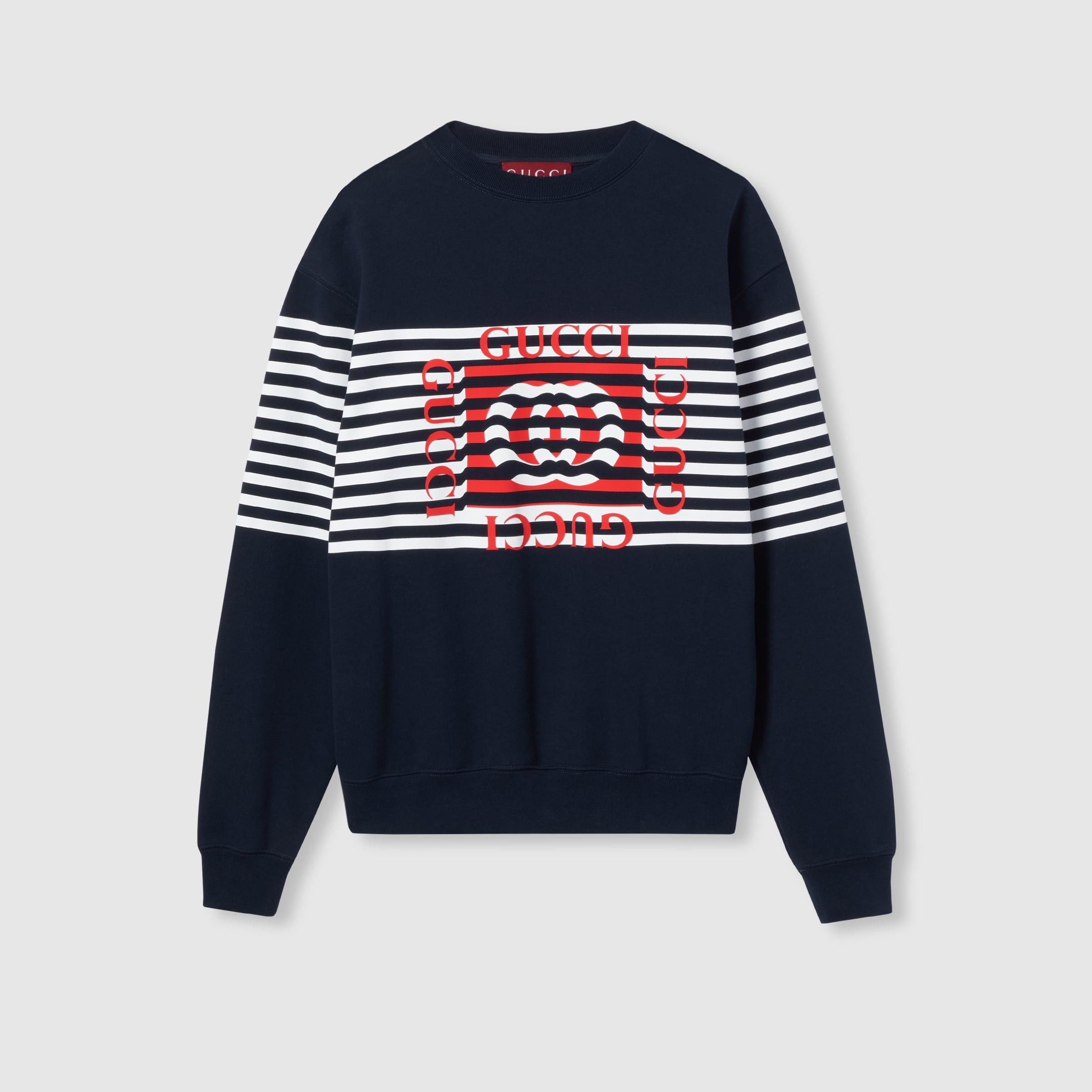 Printed cotton jersey sweatshirt - 1