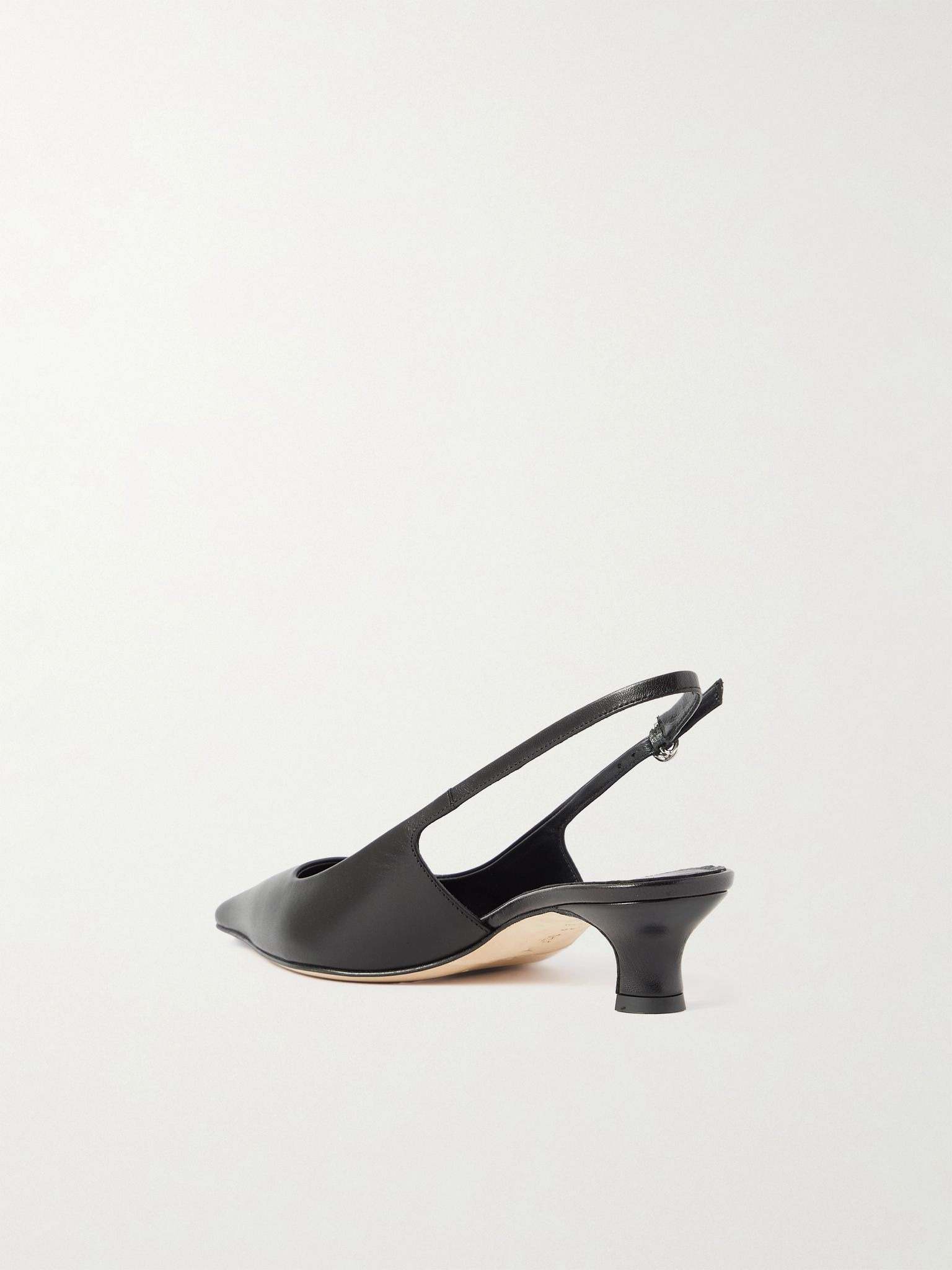 Catrina leather slingback pumps Black - 3