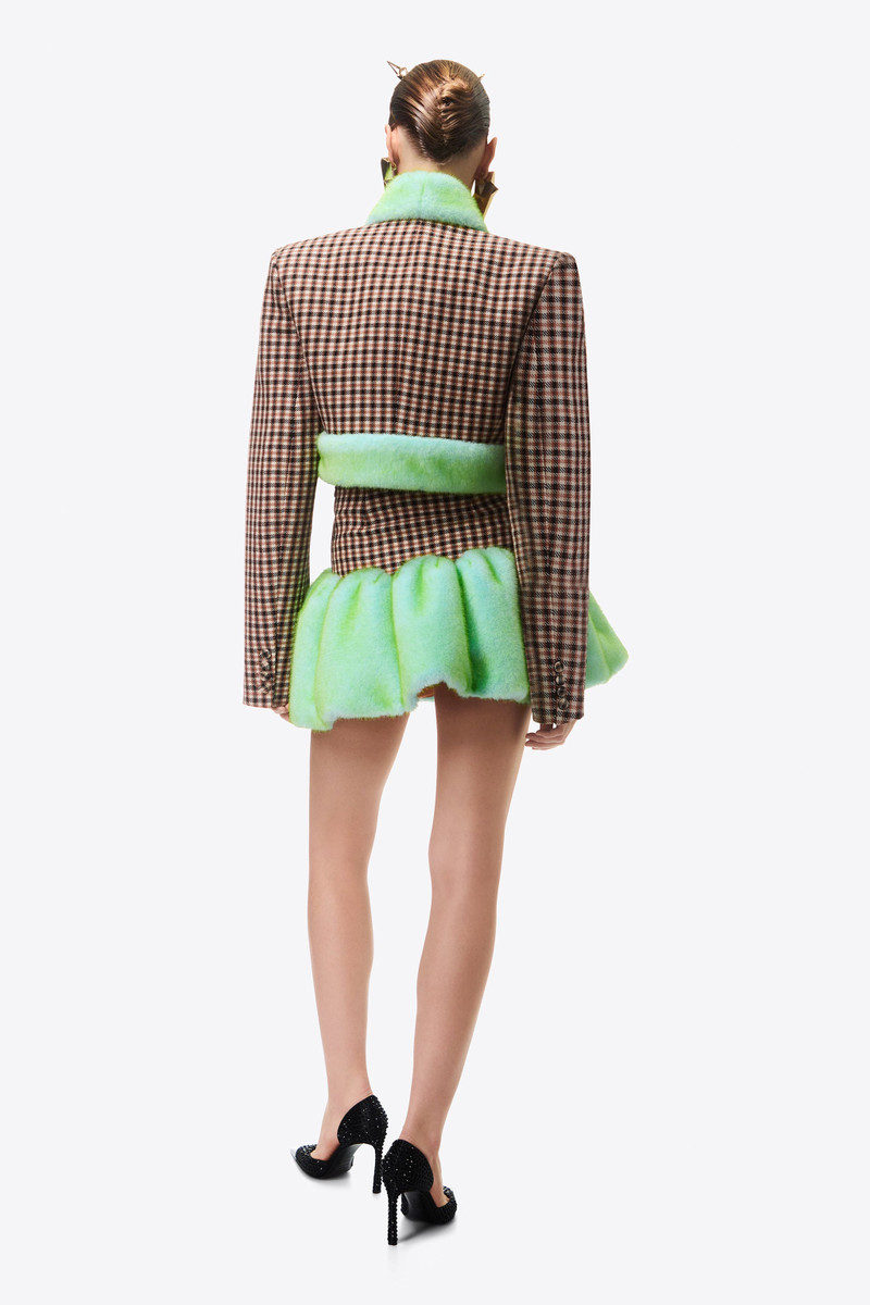FAUX FUR TRIM CROPPED 장갑 5