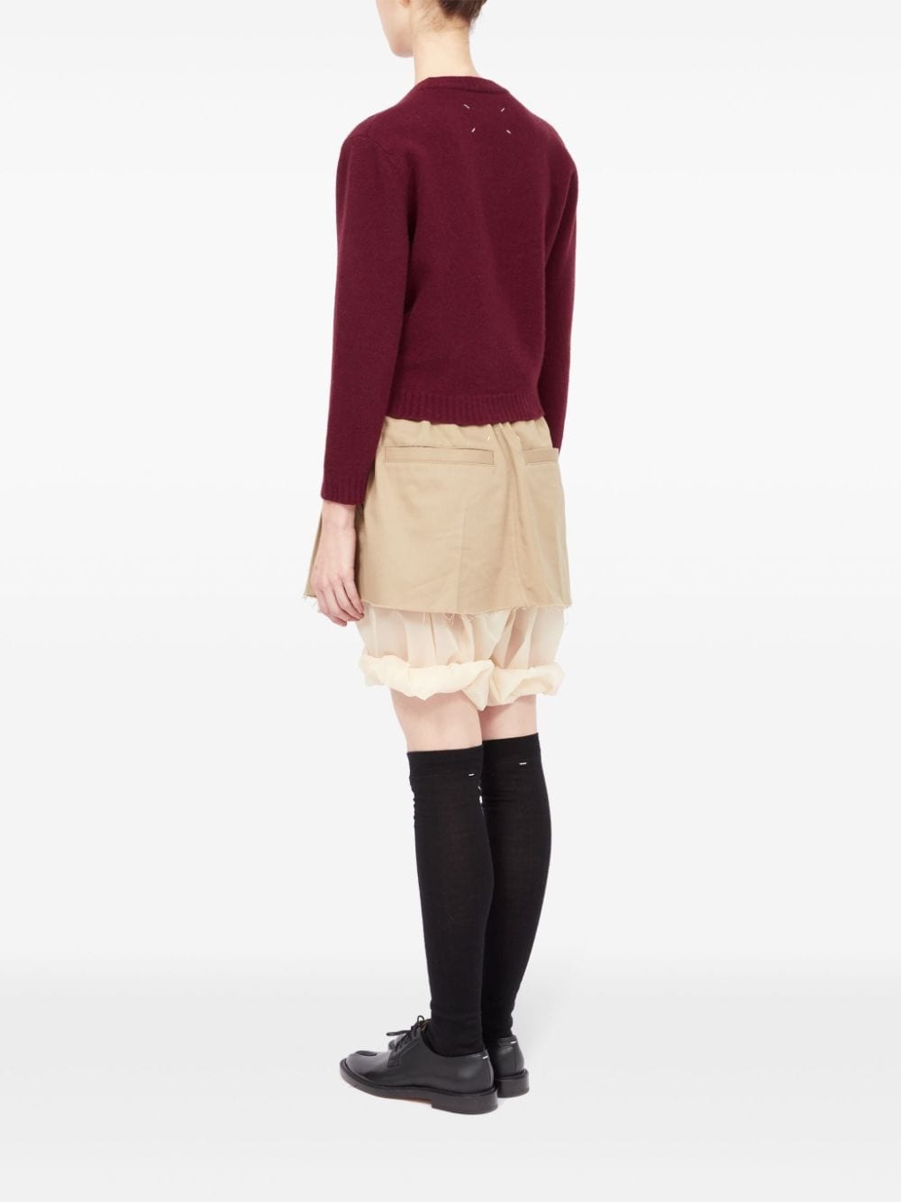 V-neck wool cardigan - 5
