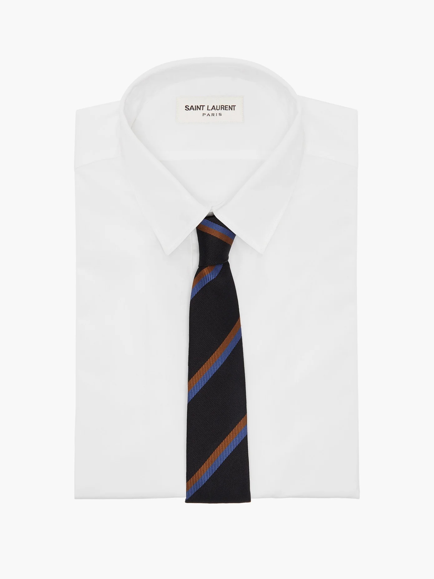 Striped silk-twill tie - 2