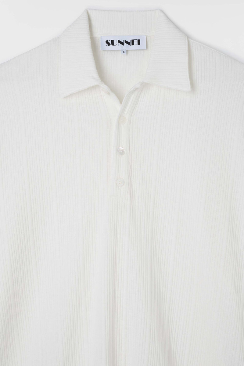 SHORTSLEEVE POLO / off white 5