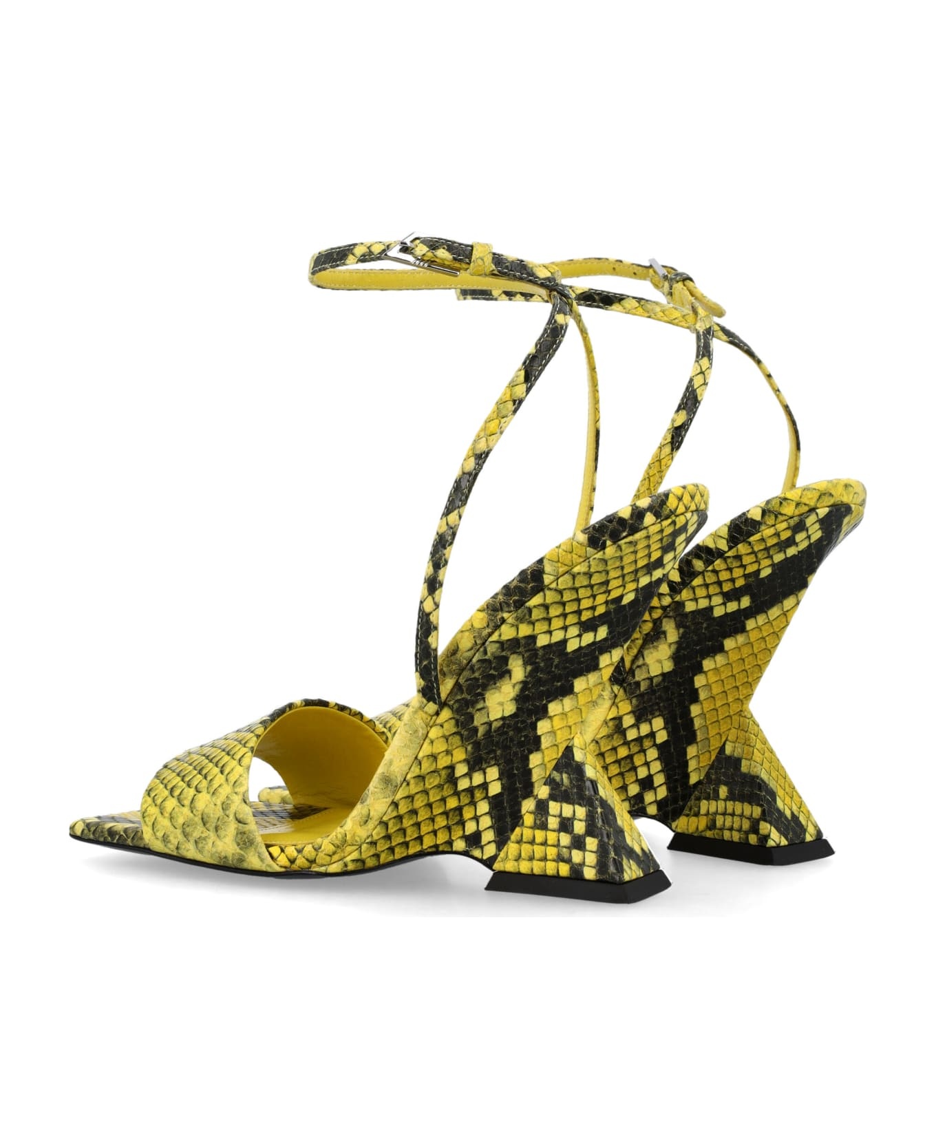 Cheope Fluo Yellow Sandal - 4