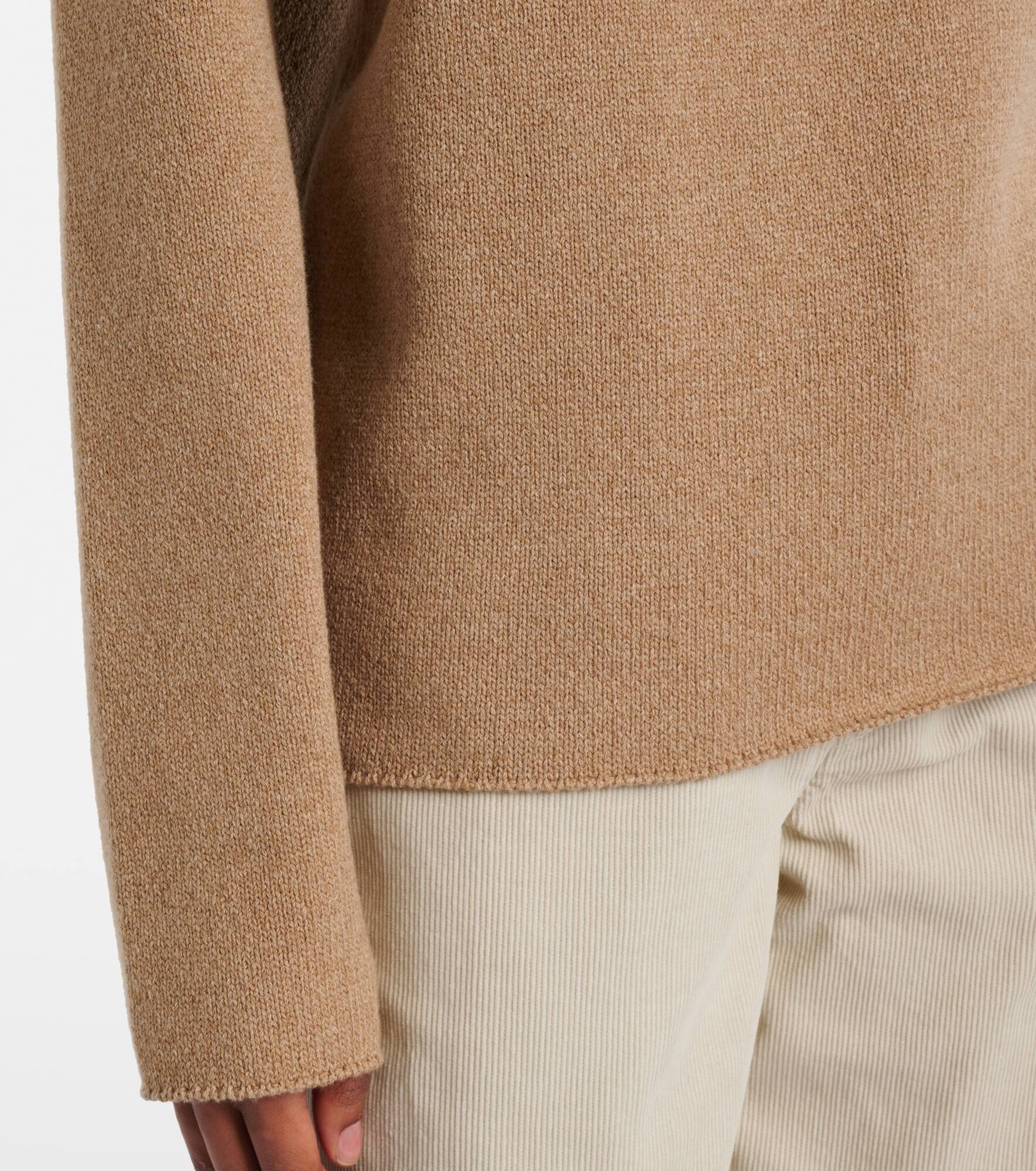Jhaio cotton and cashmere top - 5
