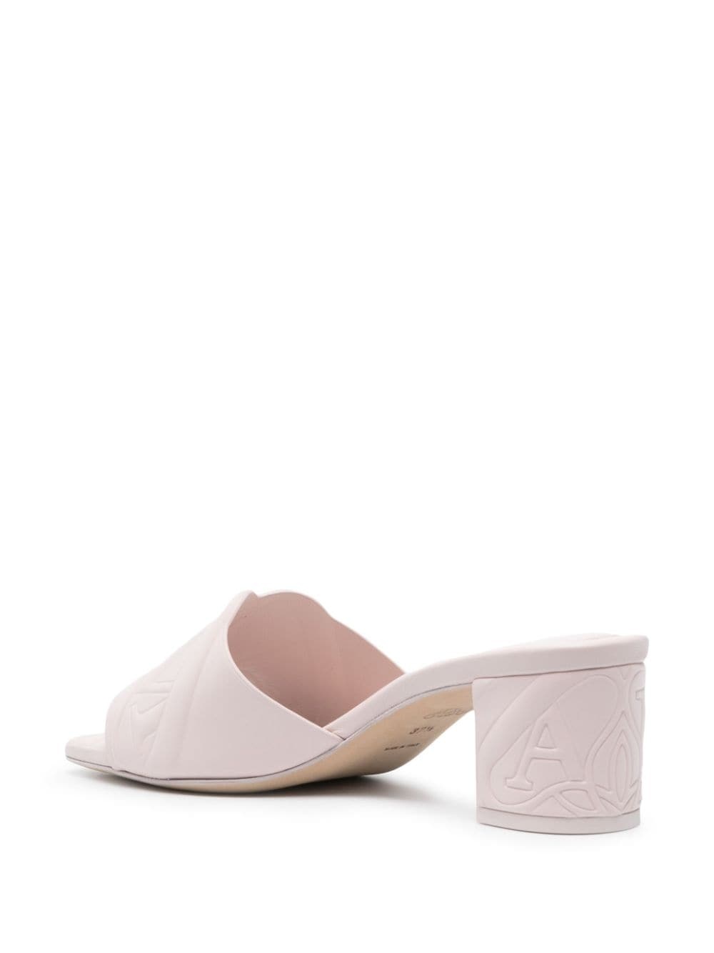 60mm Seal-motif leather mules - 3