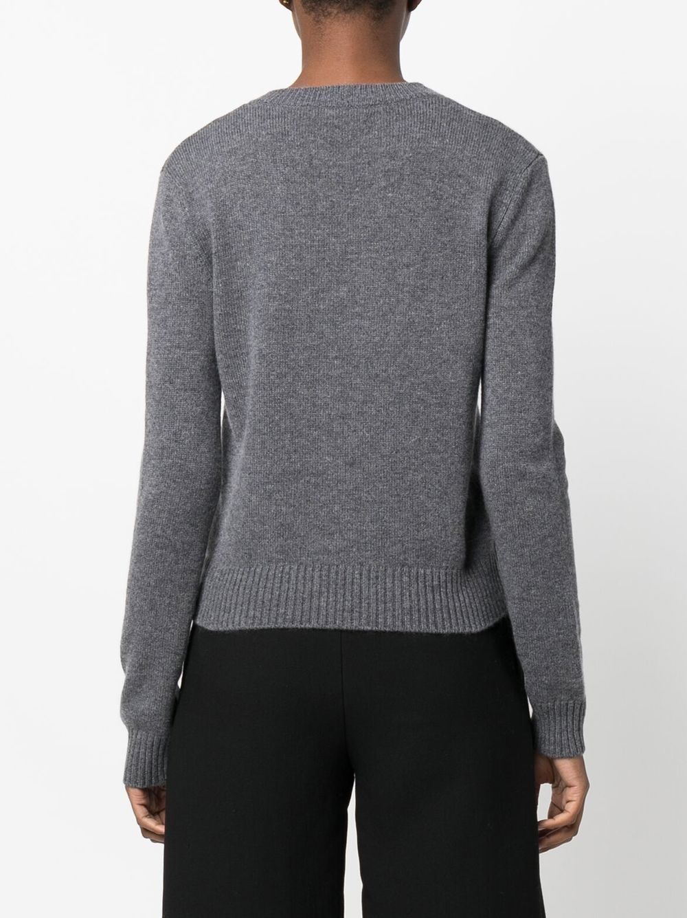 crew neck cashmere jumper - 4