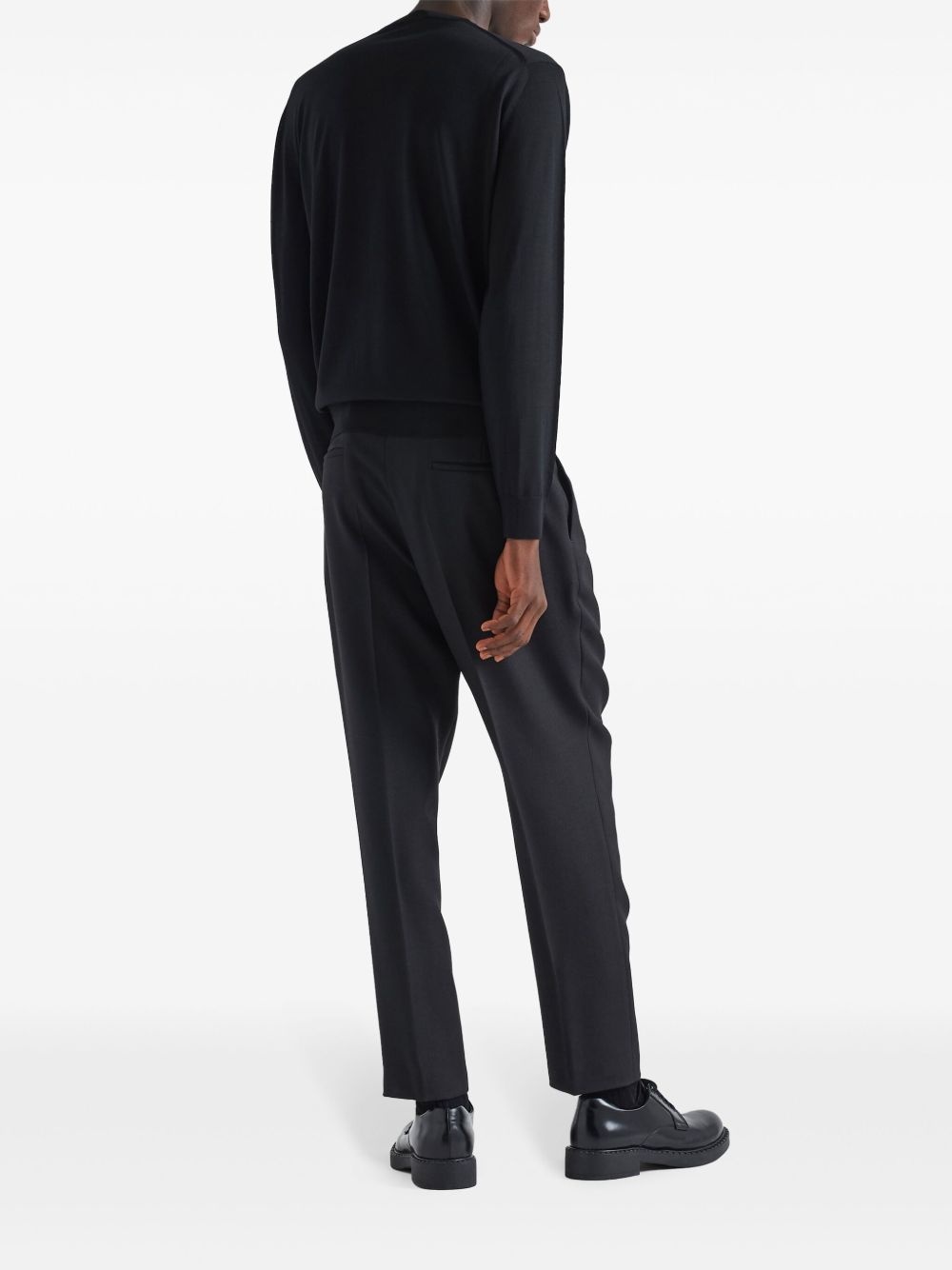crew-neck wool jumper - 3