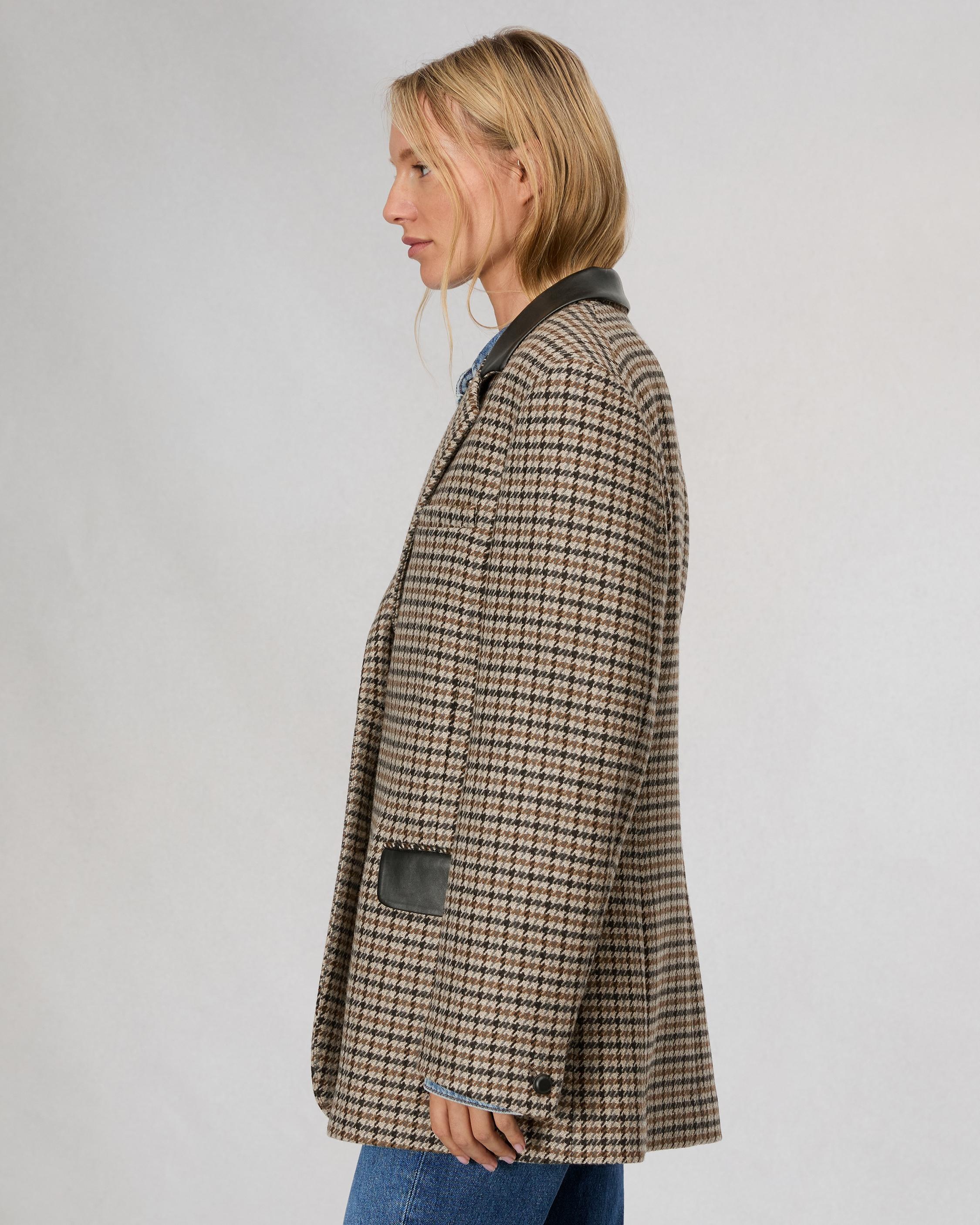 Lainey Houndstooth Blazer - 4