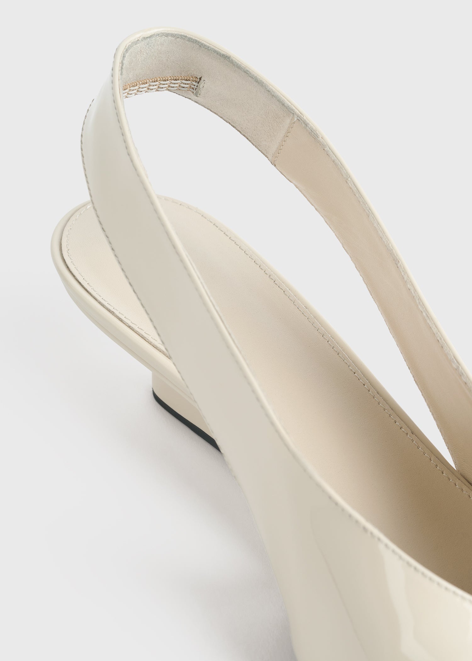 The Wedge-Heel Slingback bleached sand - 7