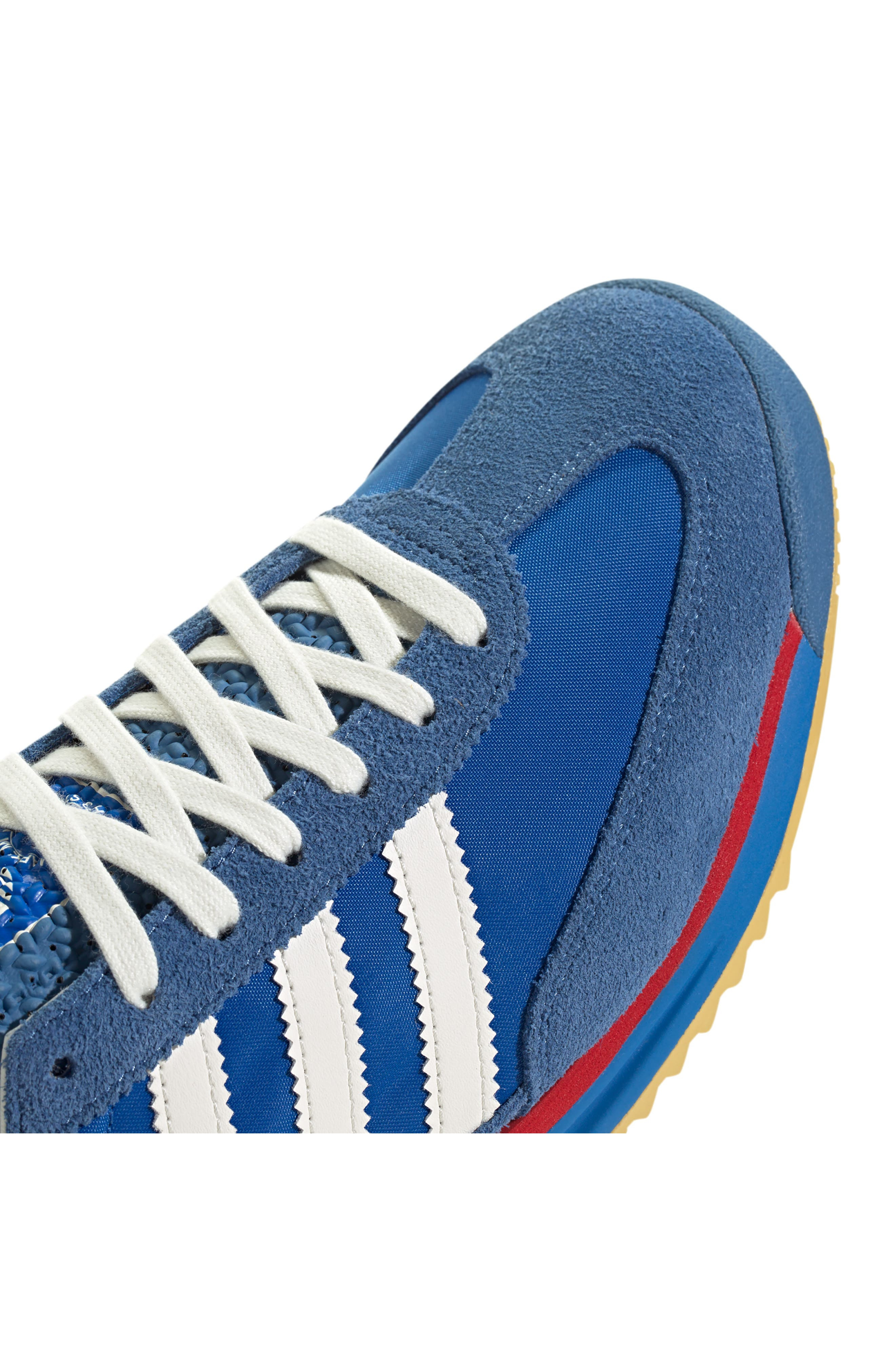 adidas Gender Inclusive SL 72 RS Sneaker in Blue/white/better Scarlet at Nordstrom - 8