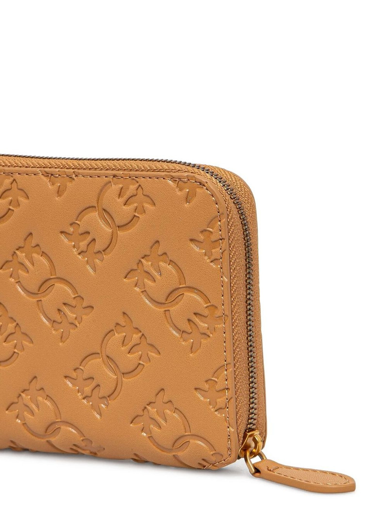 PINKO logo-embossed zip-around wallet outlook