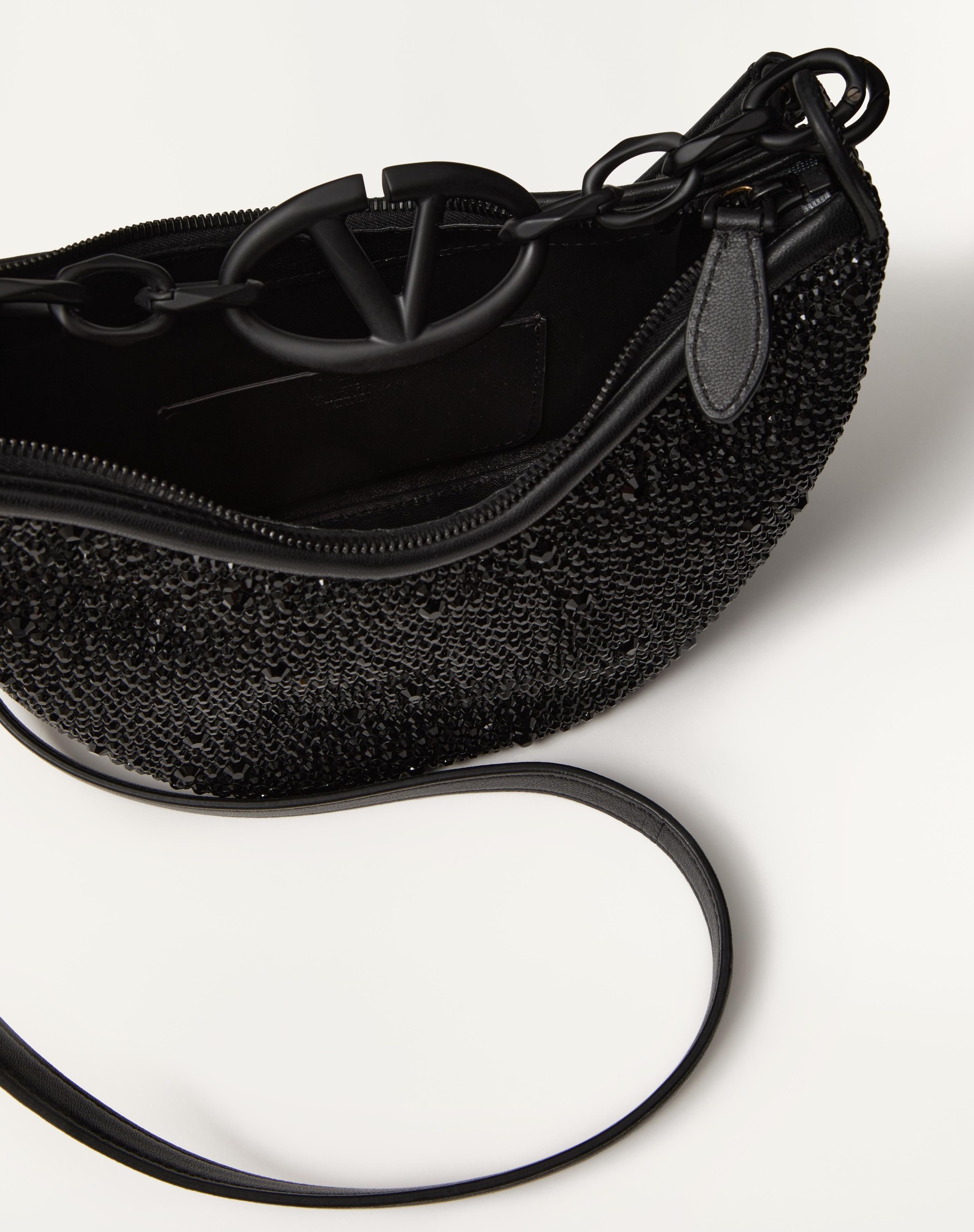 VLOGO MOON MINI HOBO BAG WITH RHINESTONES - 6
