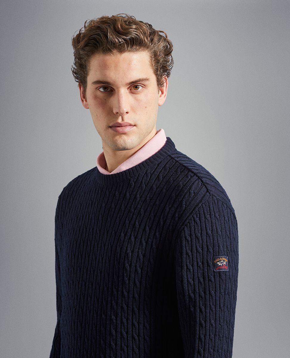 Bretagne wool cable-knit - 5