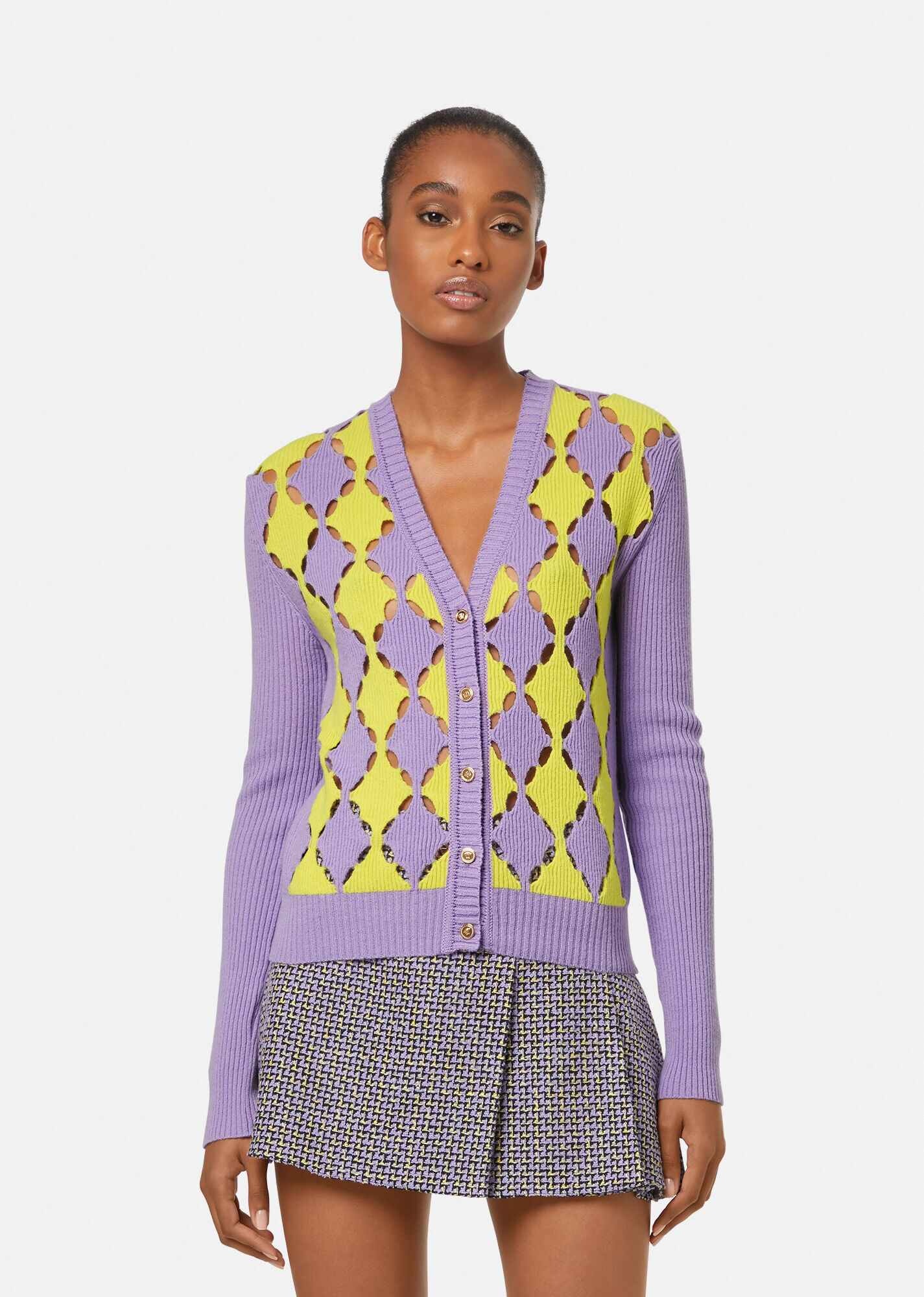 Medusa Harlequin Cardigan - 2