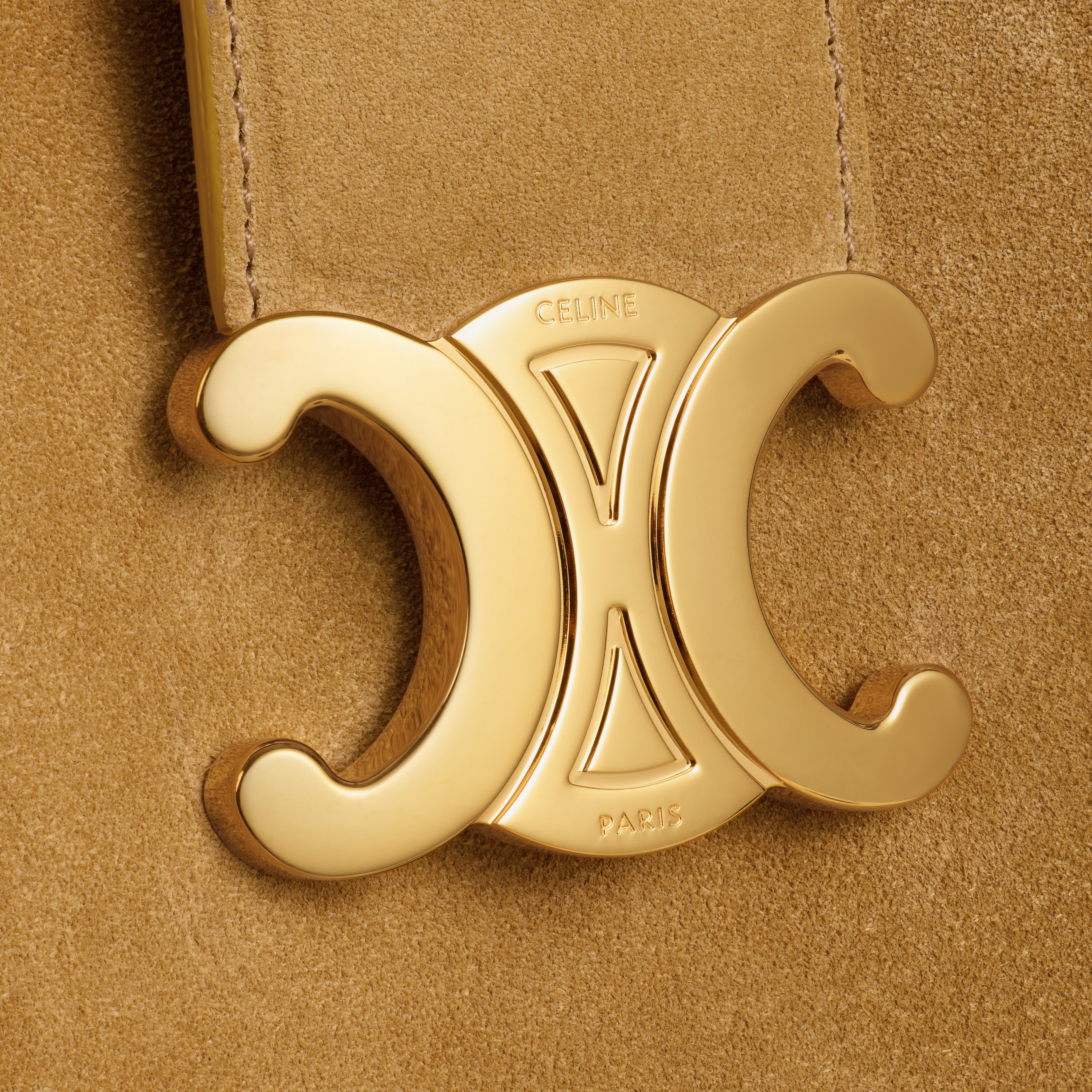 MEDIUM LOUISE BAG in SUEDE CALFSKIN - 5